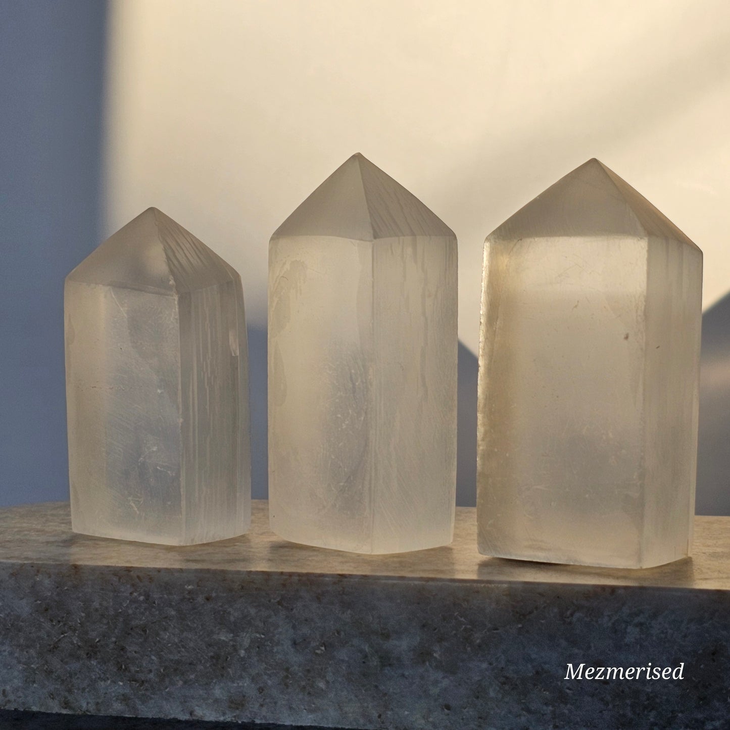 Selenite Obelisks