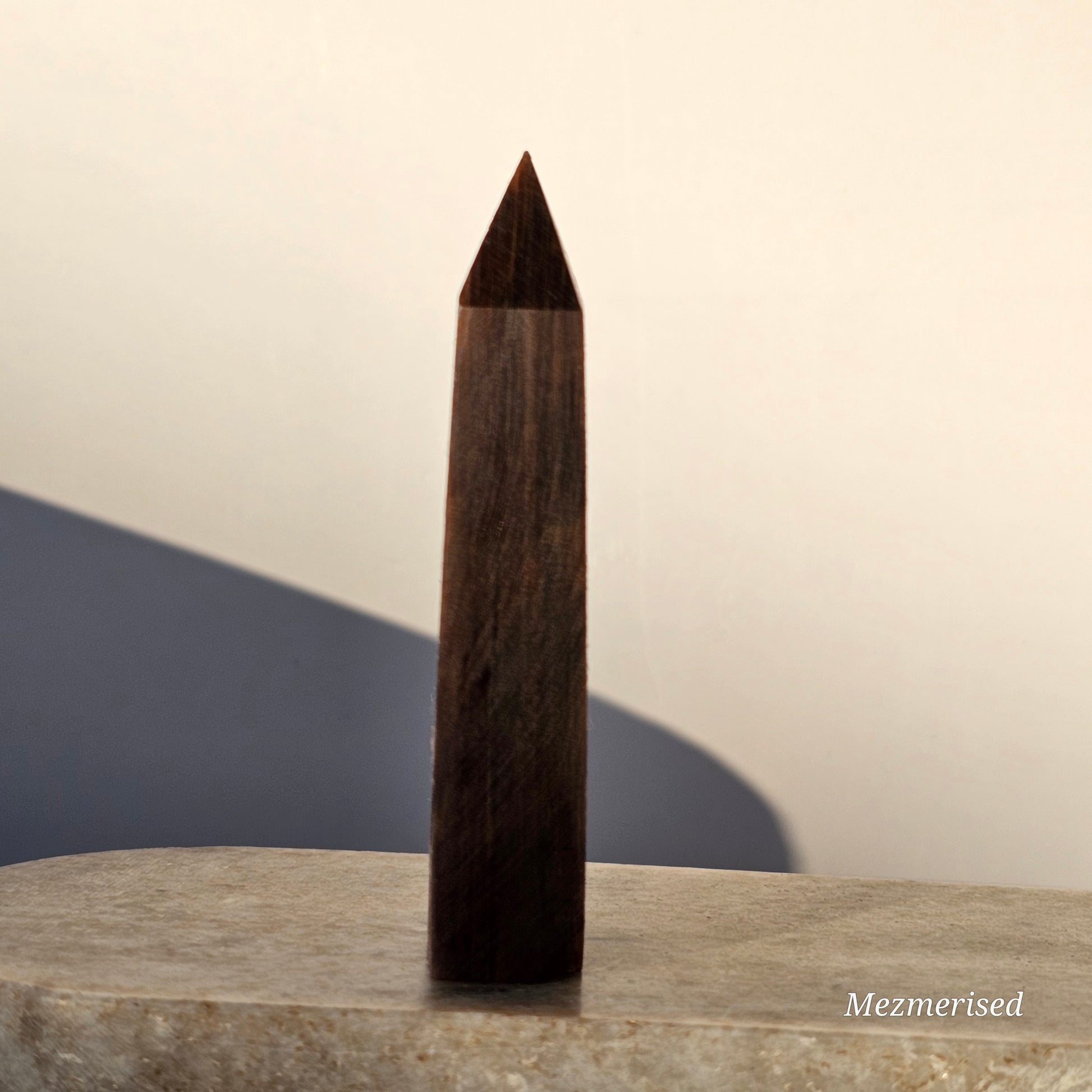 Gemmy High Quality Lepidolite/Purple Mica Obelisk (B)