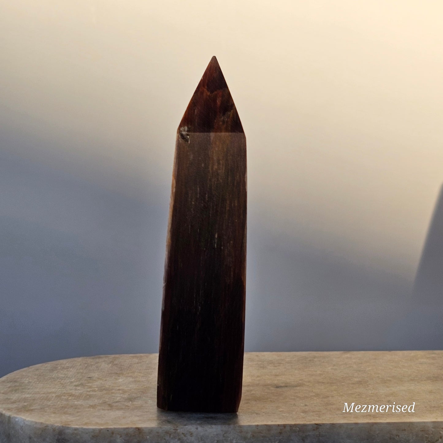 High quality gemmy Lepidolite obelisk