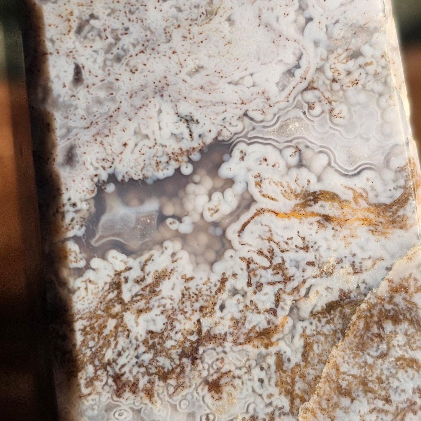 Purple Moss Agate Obelisk