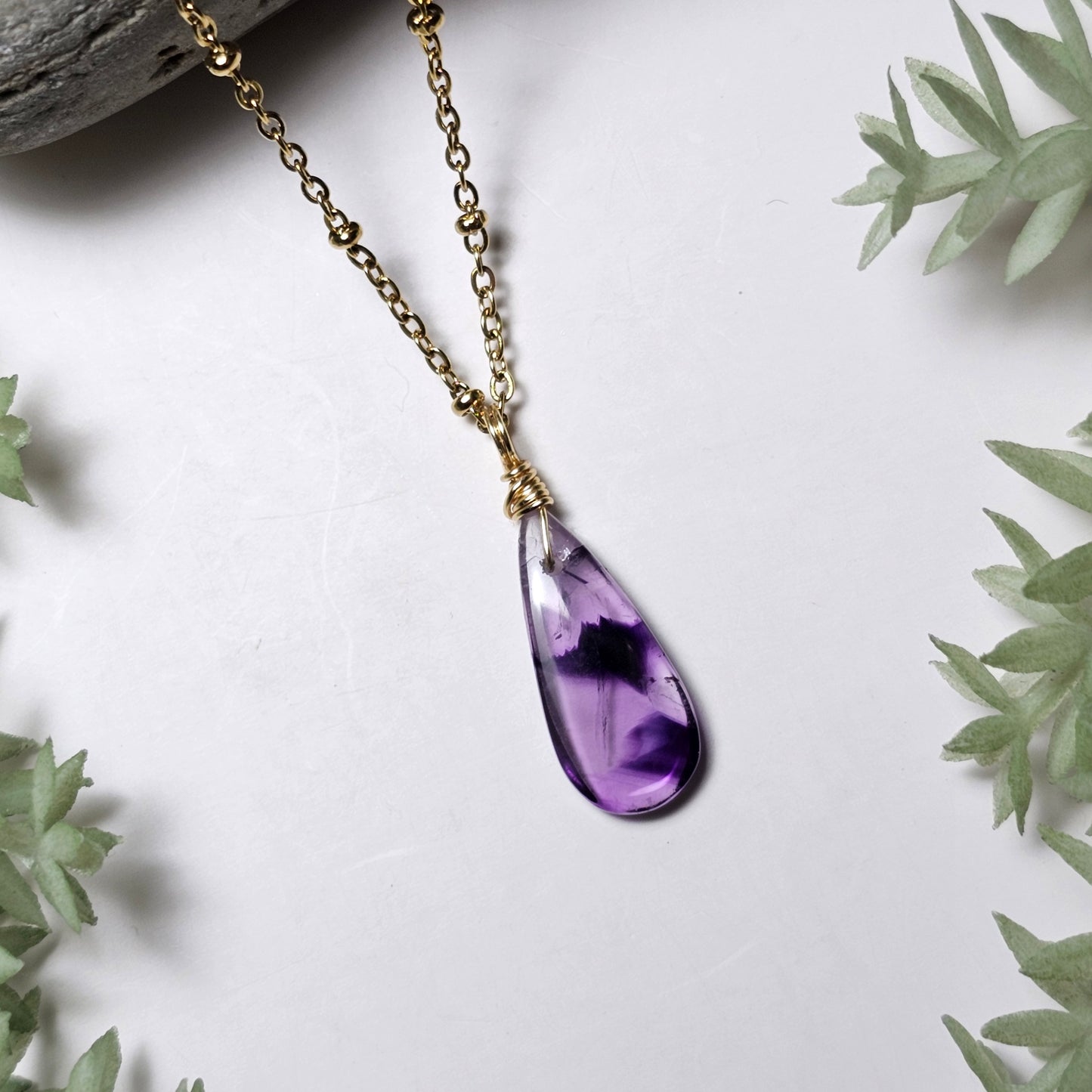 Trapiche Amethyst Necklace