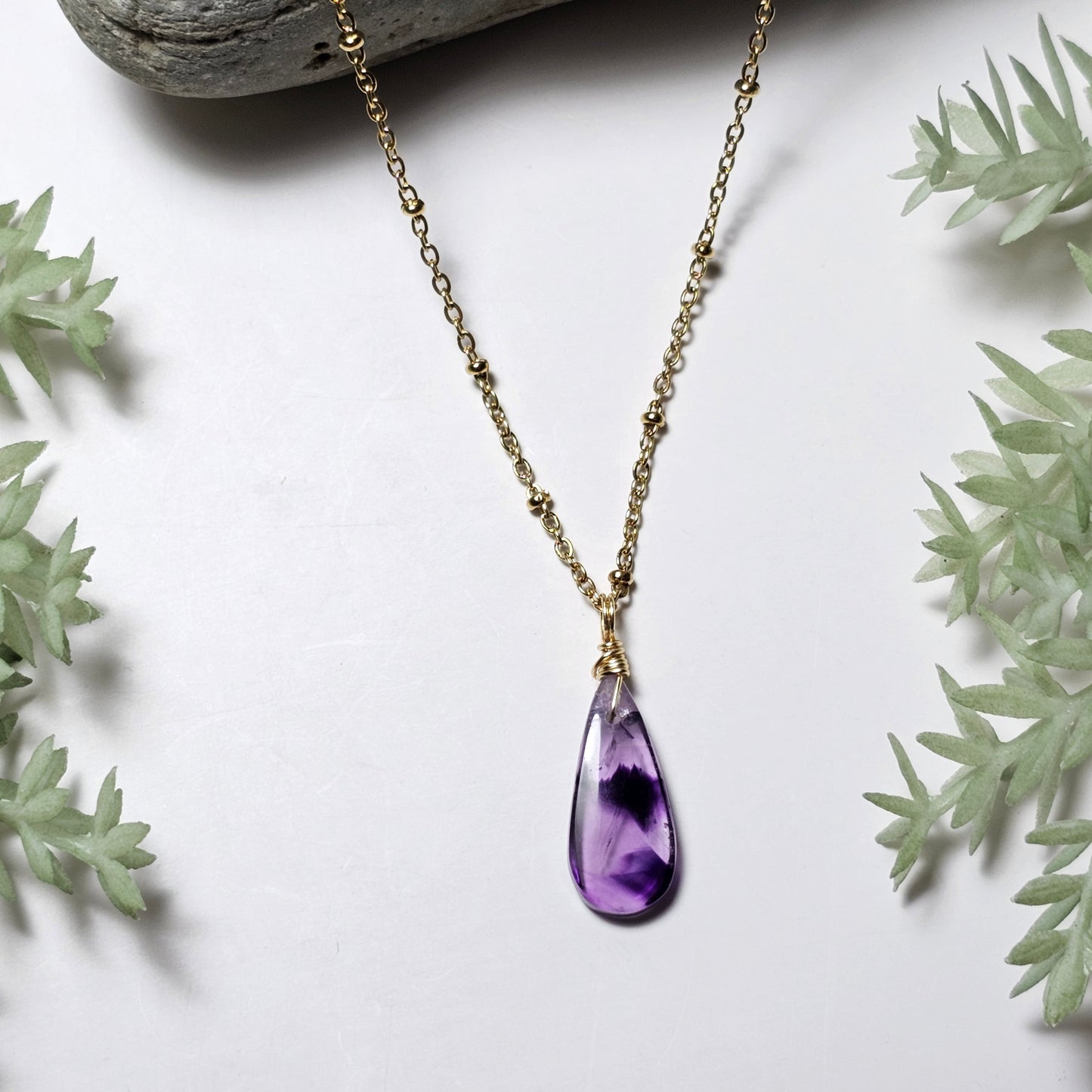 Trapiche Amethyst Necklace