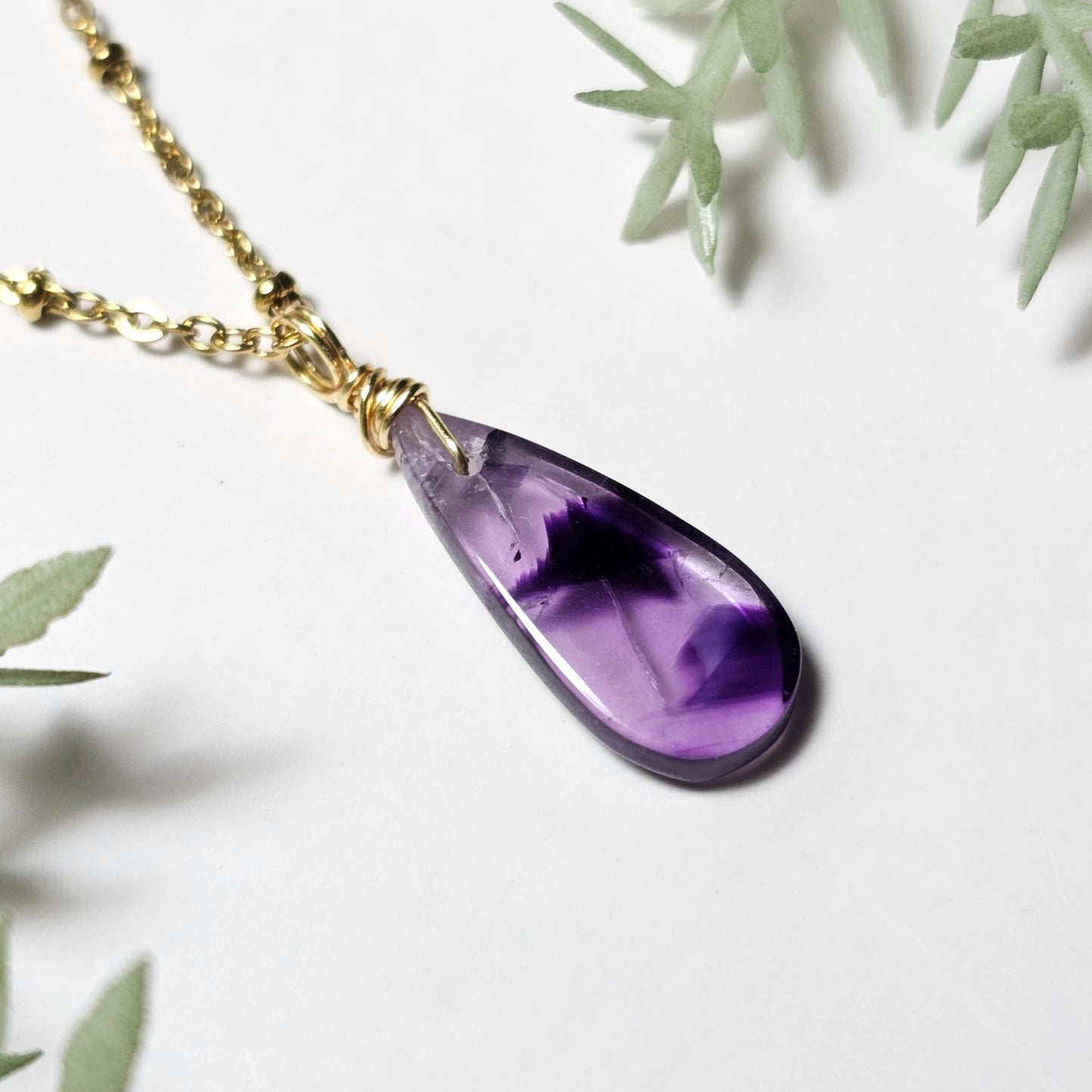 Trapiche Amethyst Necklace