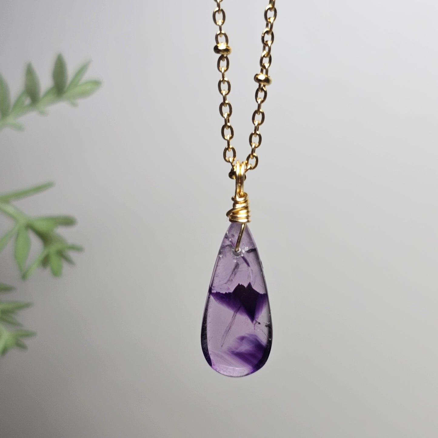 Trapiche Amethyst Necklace