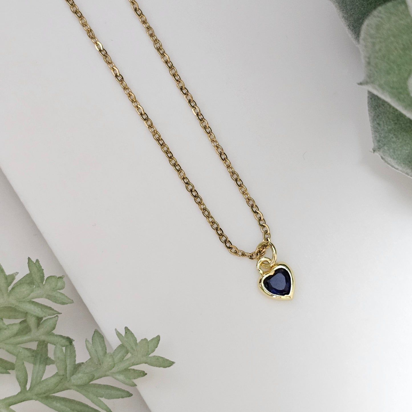 CZ Heart Necklaces | Gemstone Simulant
