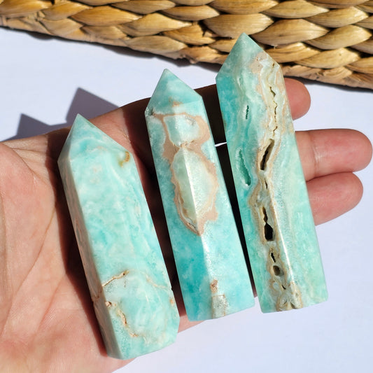 Blue Aragonite Towers