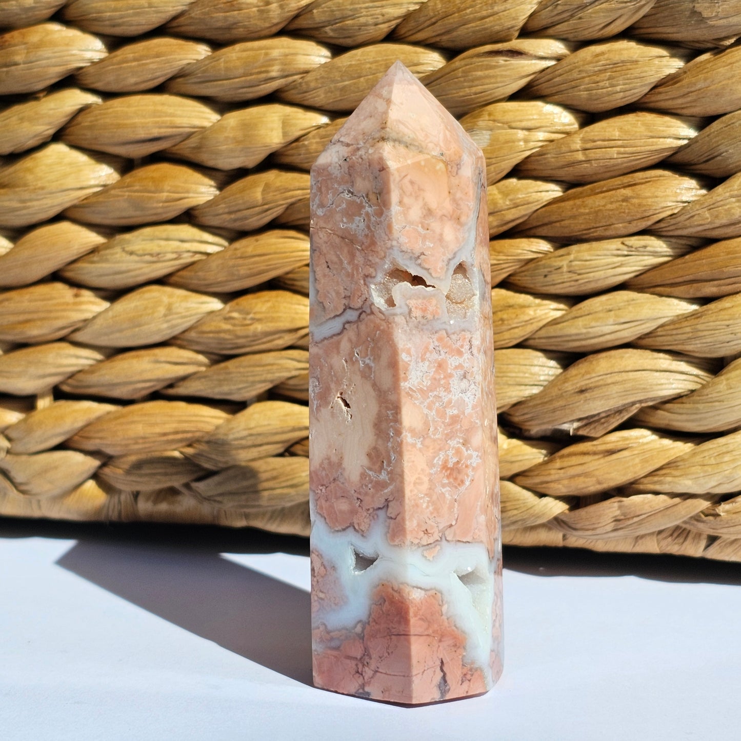 Cotton Candy Agate Towers