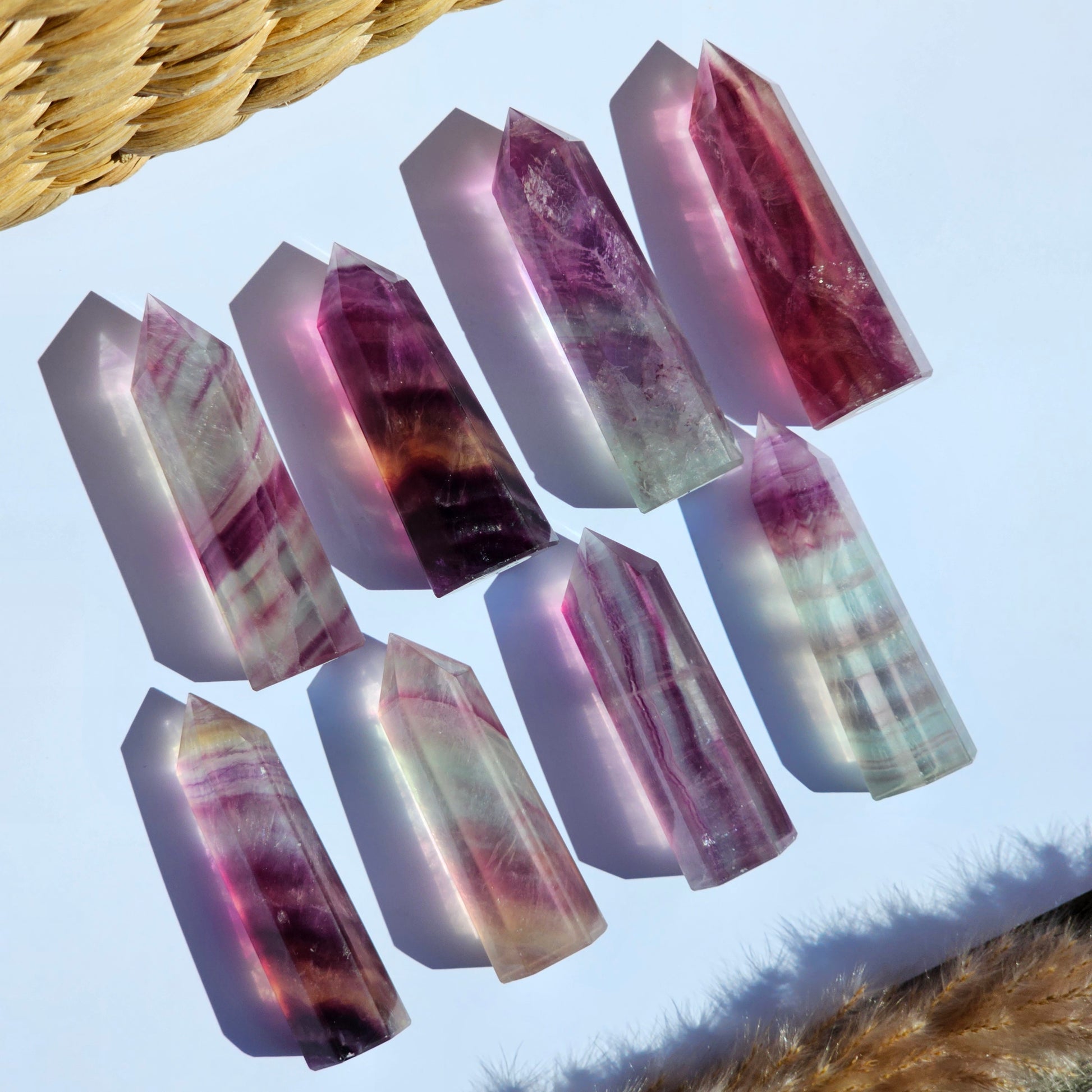 Rainbow Fluorite Towers