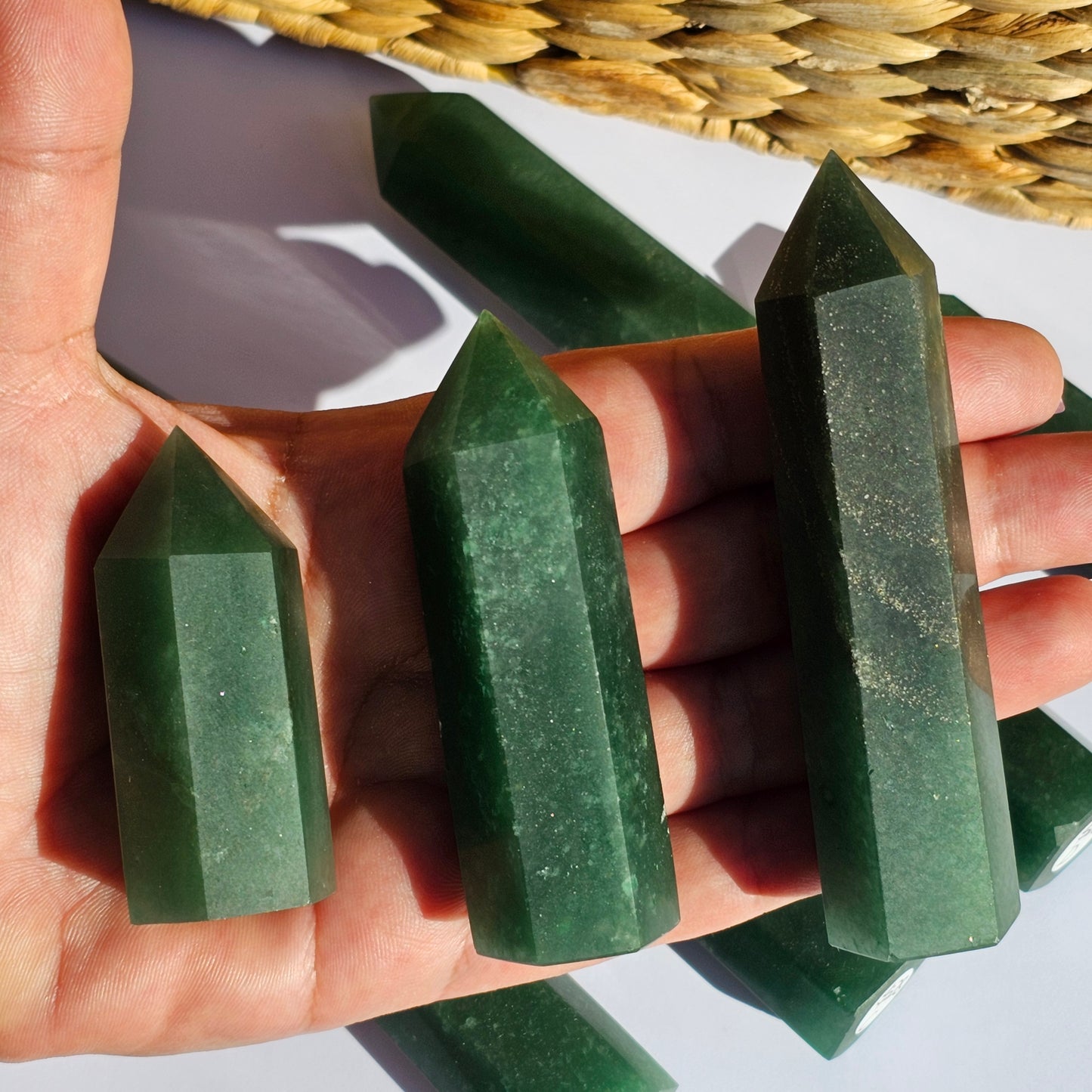 Green Aventurine Towers
