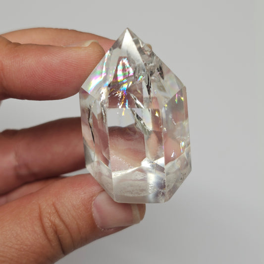 Rainbow Clear Quartz Tower | E
