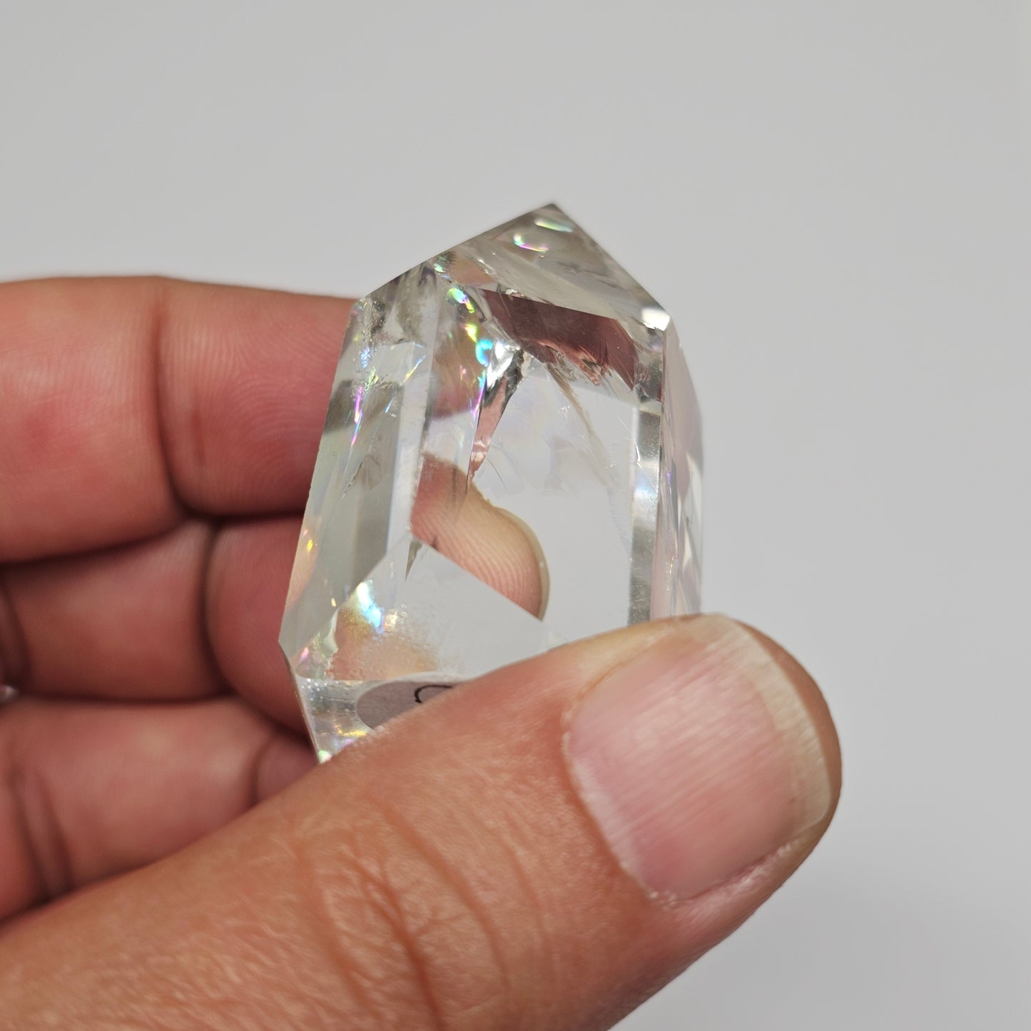 Rainbow Clear Quartz Tower | E