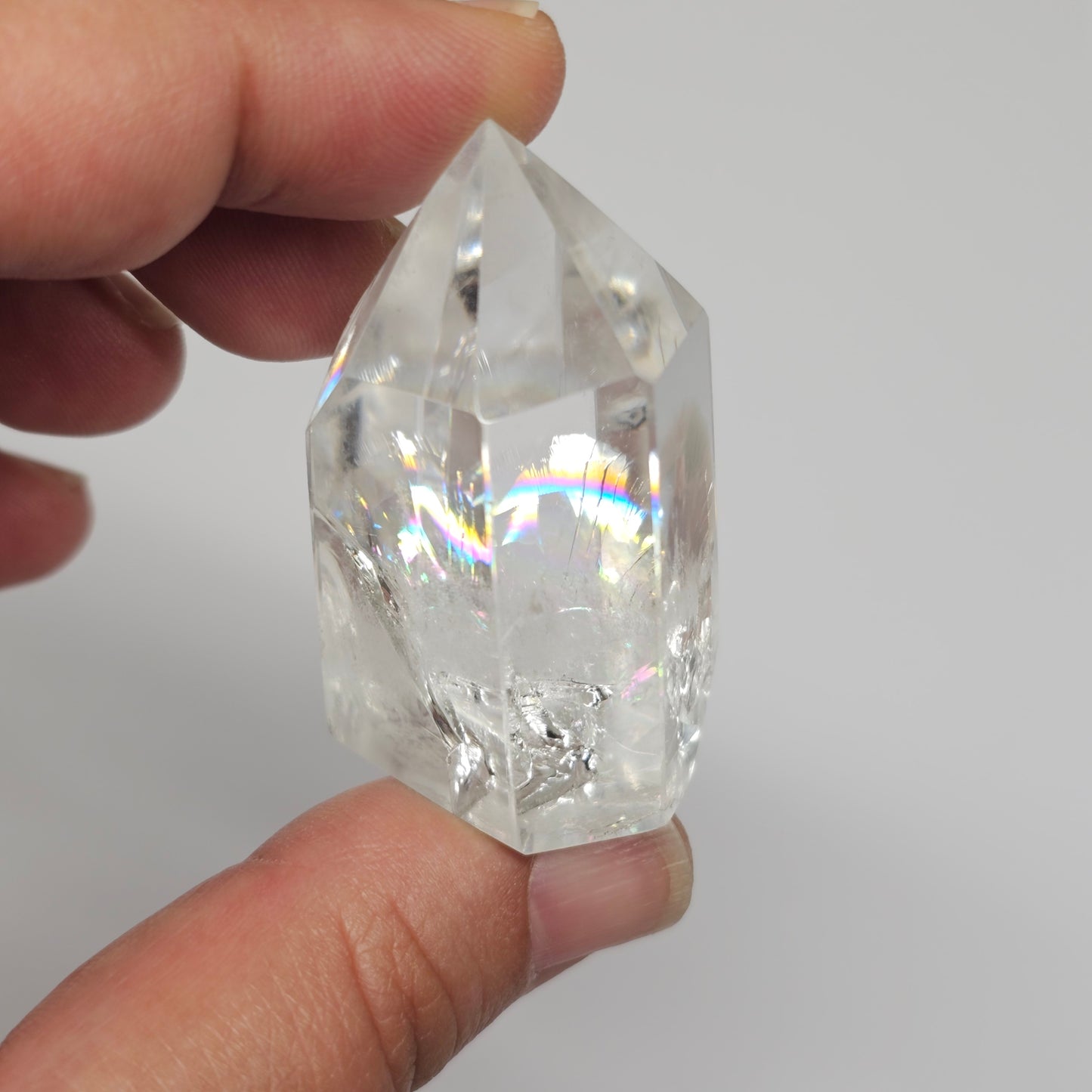 Rainbow Clear Quartz Tower | F