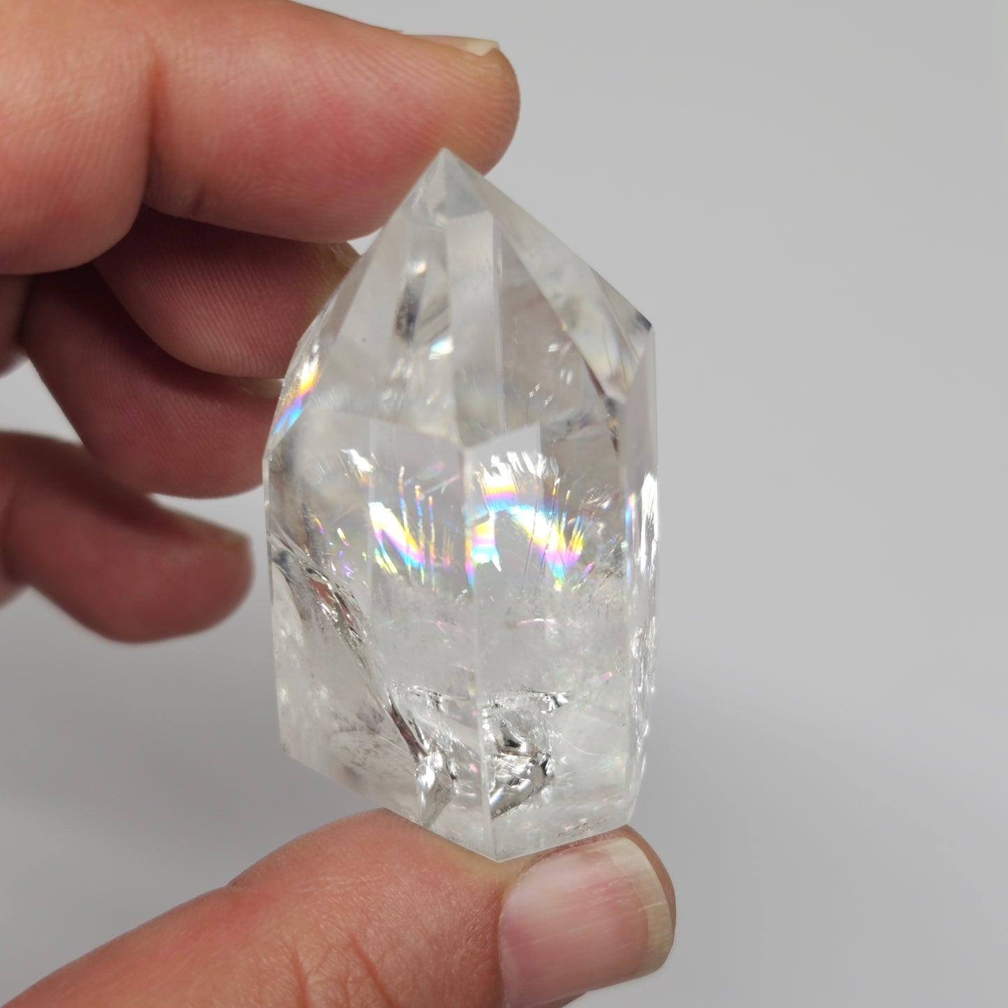 Rainbow Clear Quartz Tower | F