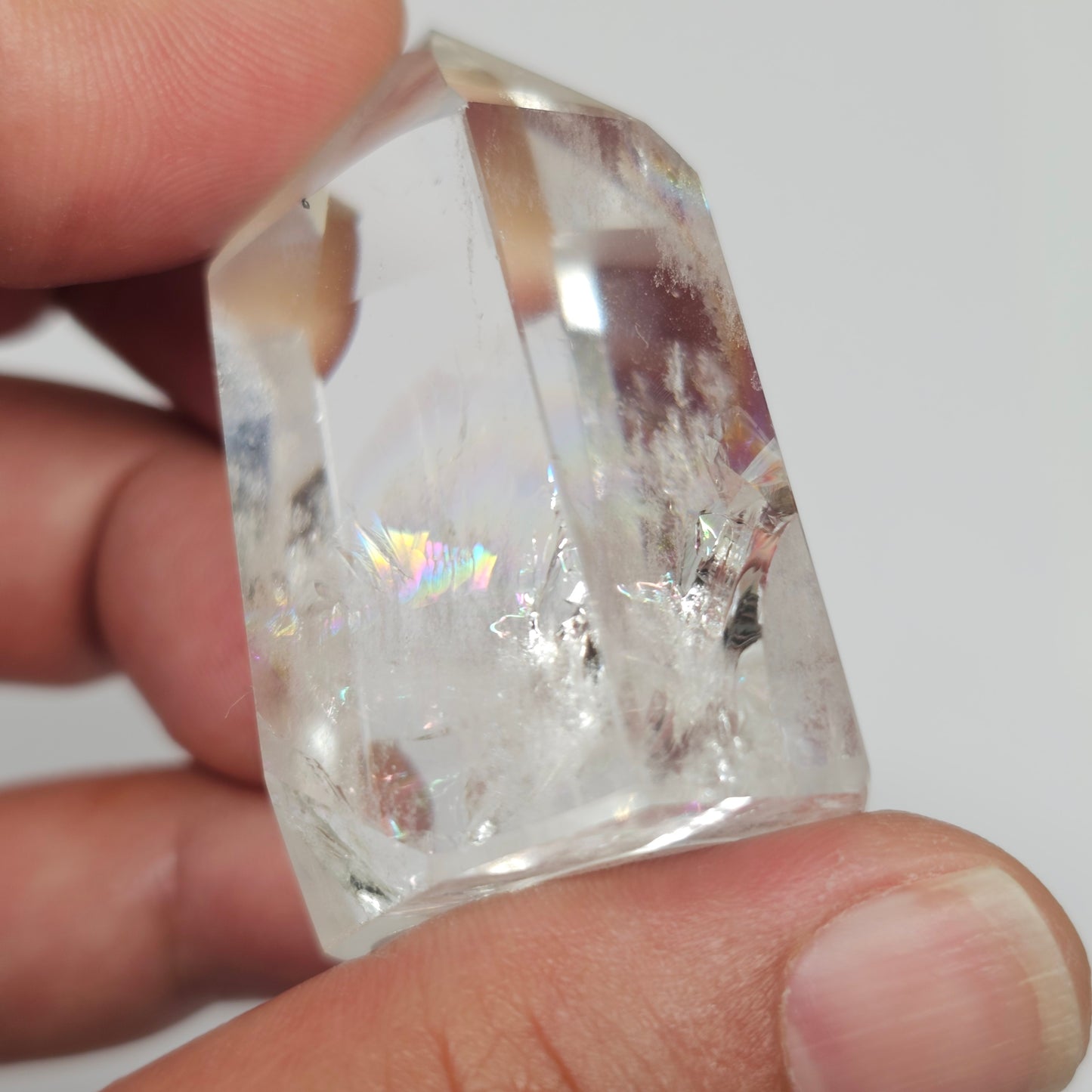 Rainbow Clear Quartz Tower | F