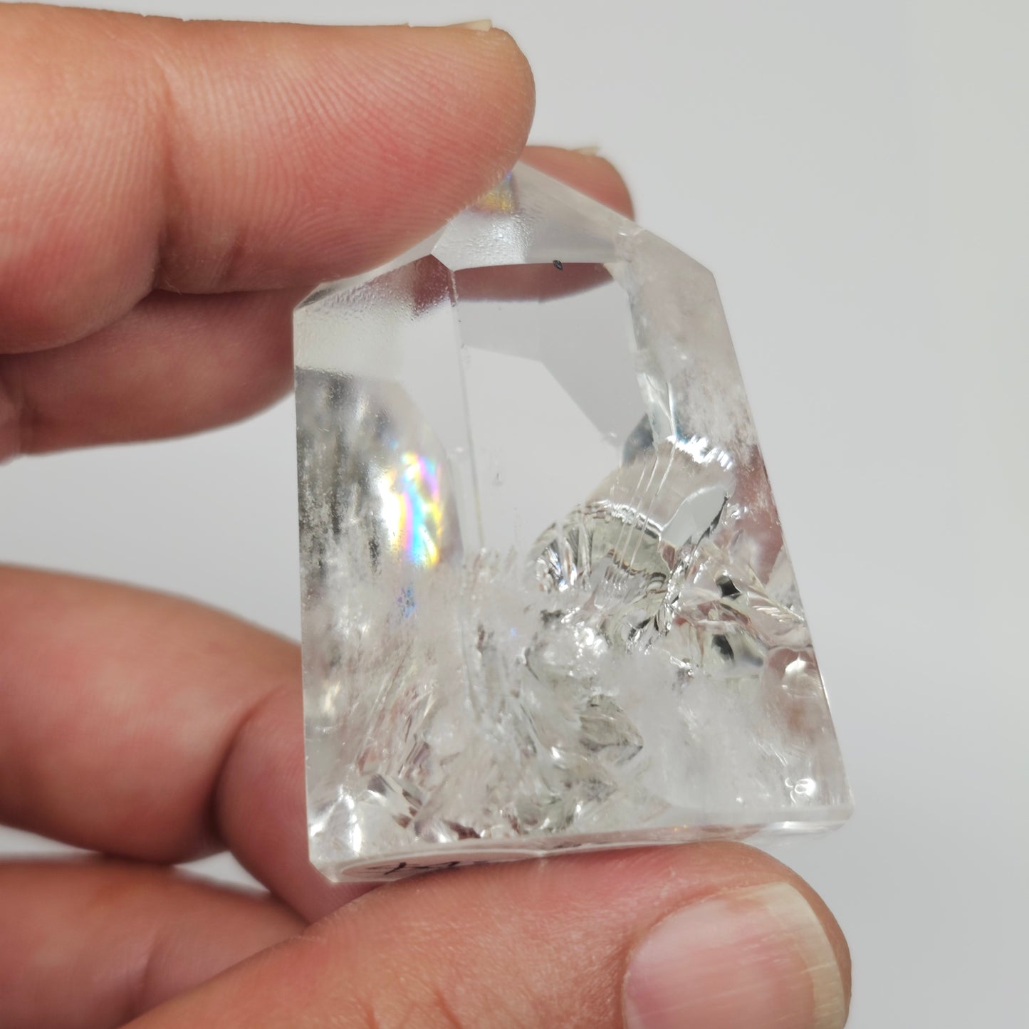 Rainbow Clear Quartz Tower | F