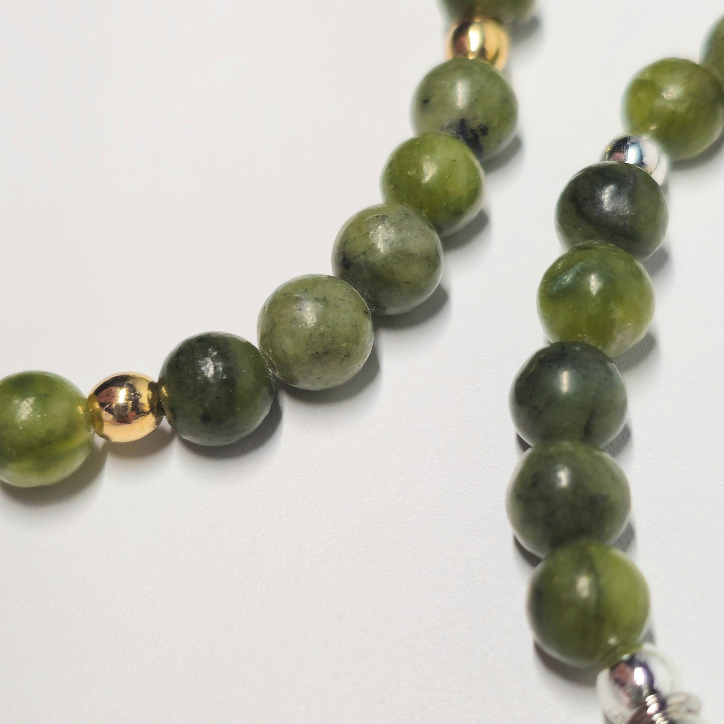 6mm Xinyi Jade Bracelet | Gold or Silver