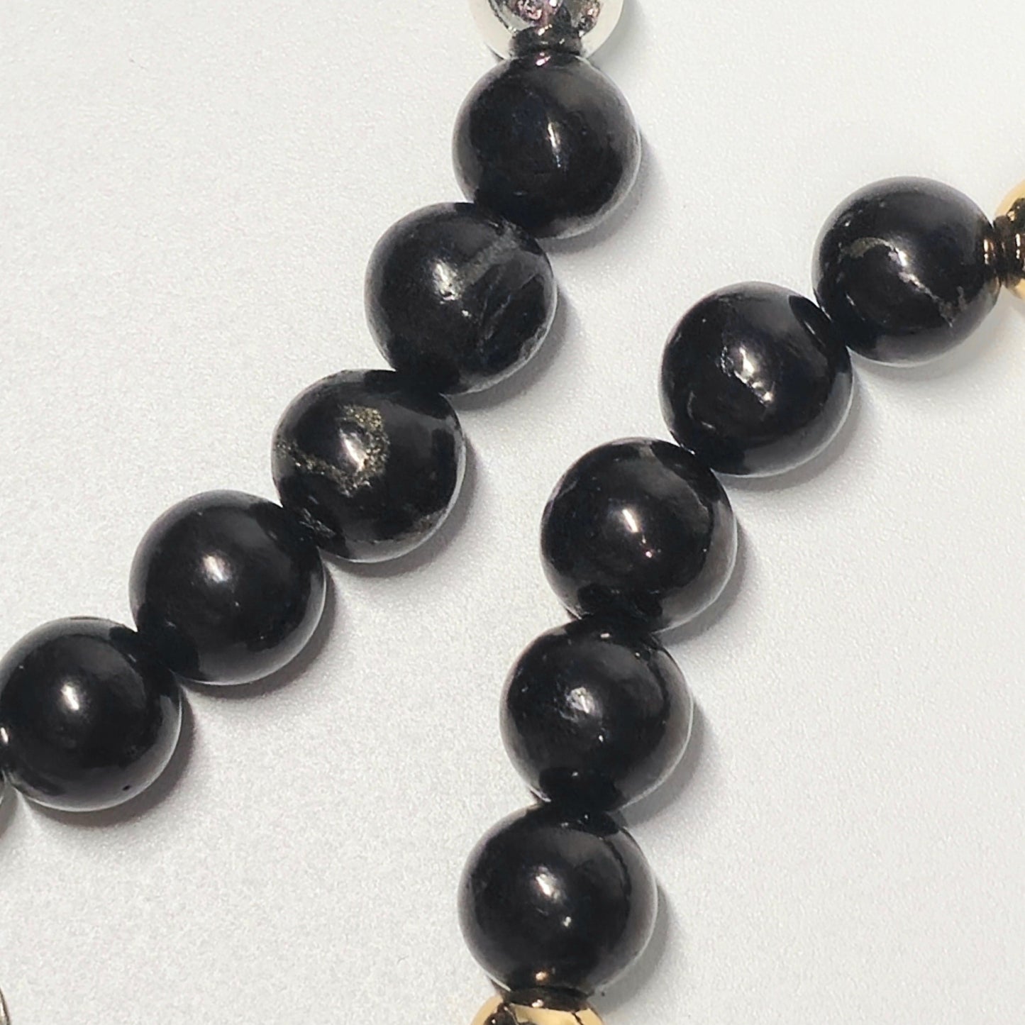 8mm Shungite Bracelet | Gold or Silver