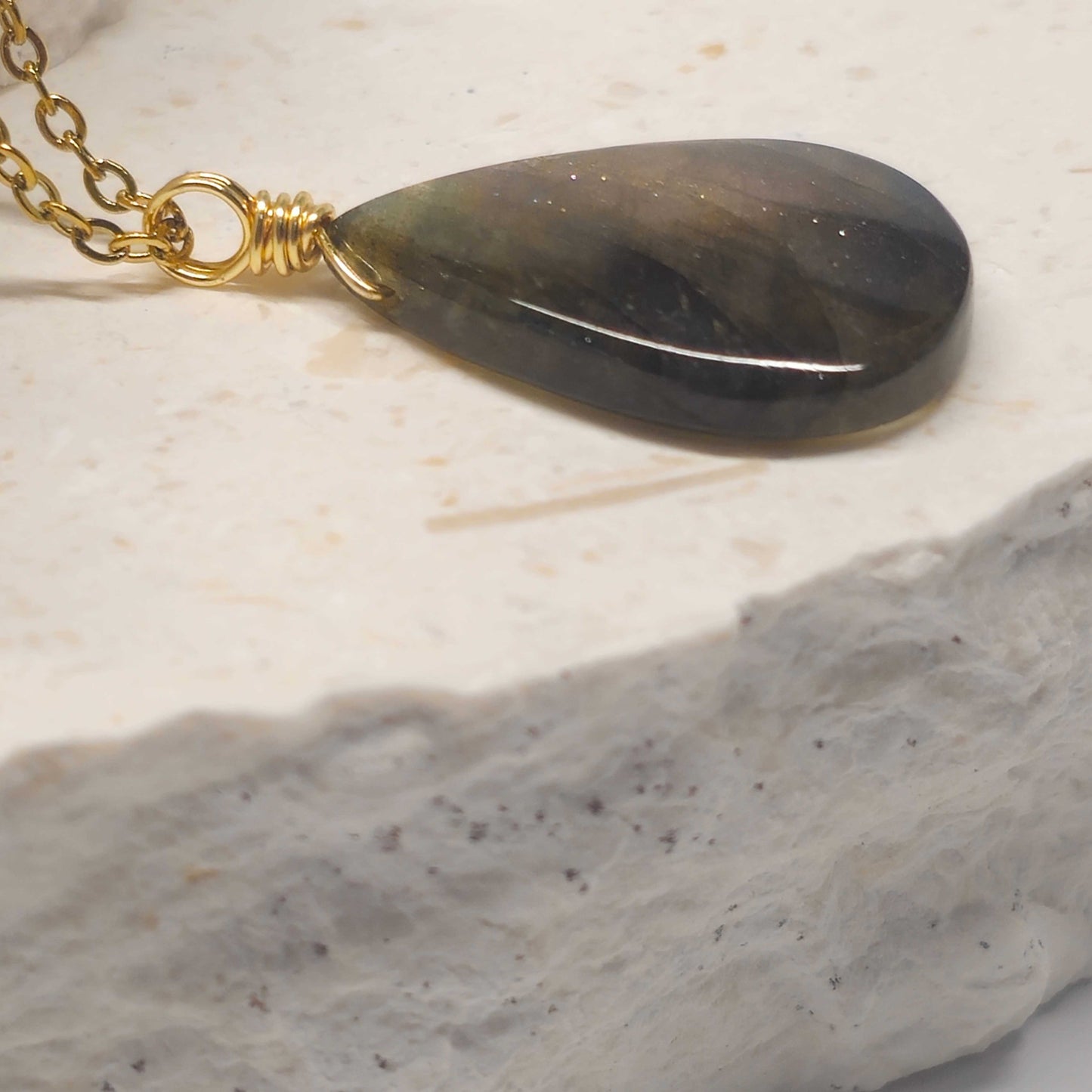 Sunset Labradorite Necklace