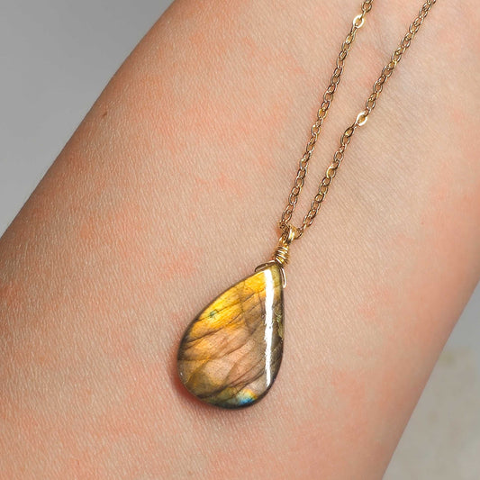 Sunset Labradorite Necklace