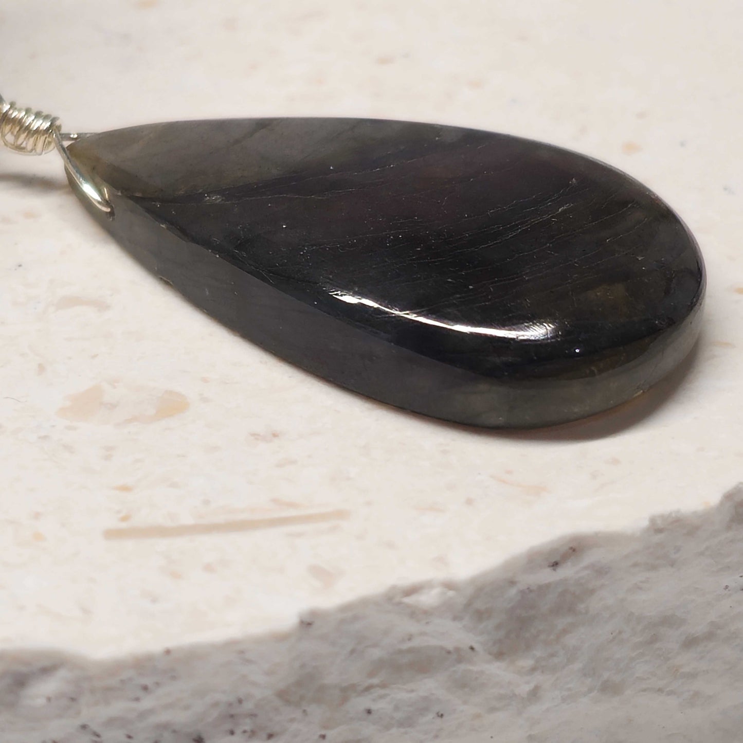 Purple Labradorite Necklace