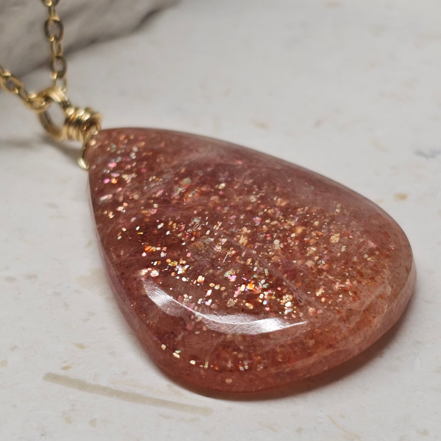 Sunstone Necklace