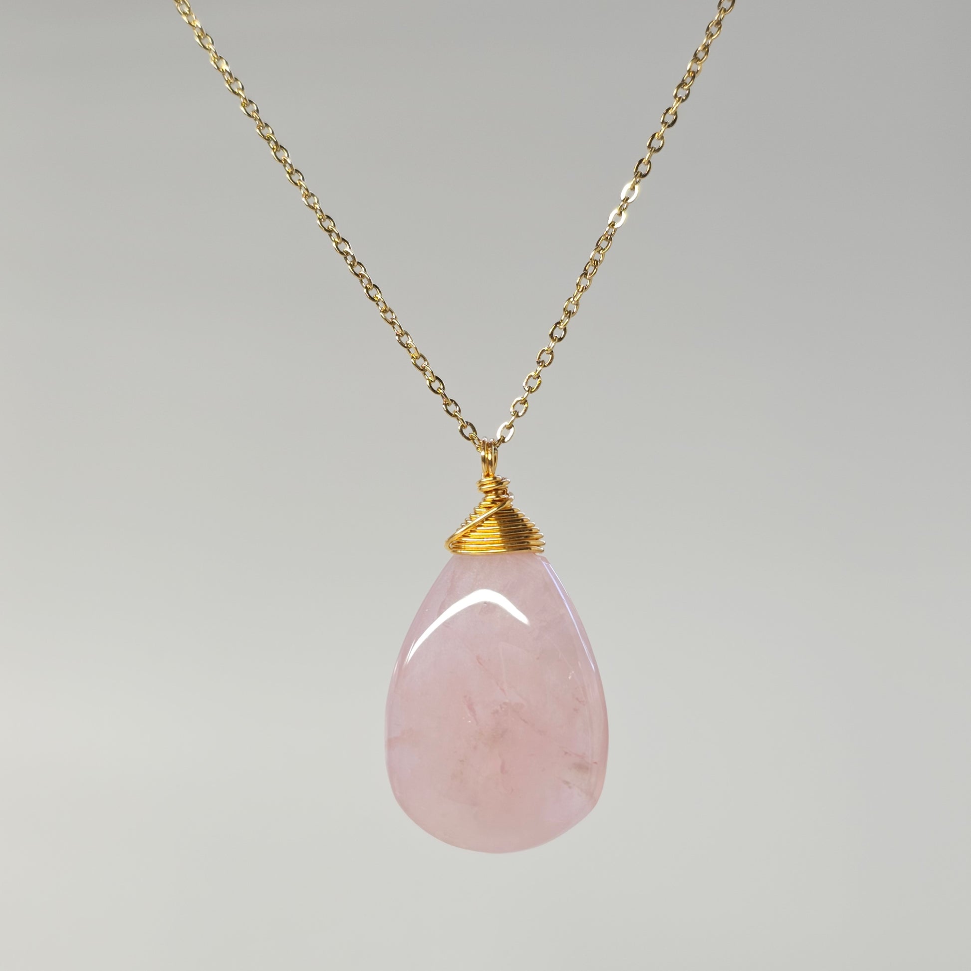 Rose Quartz Necklace (#10)