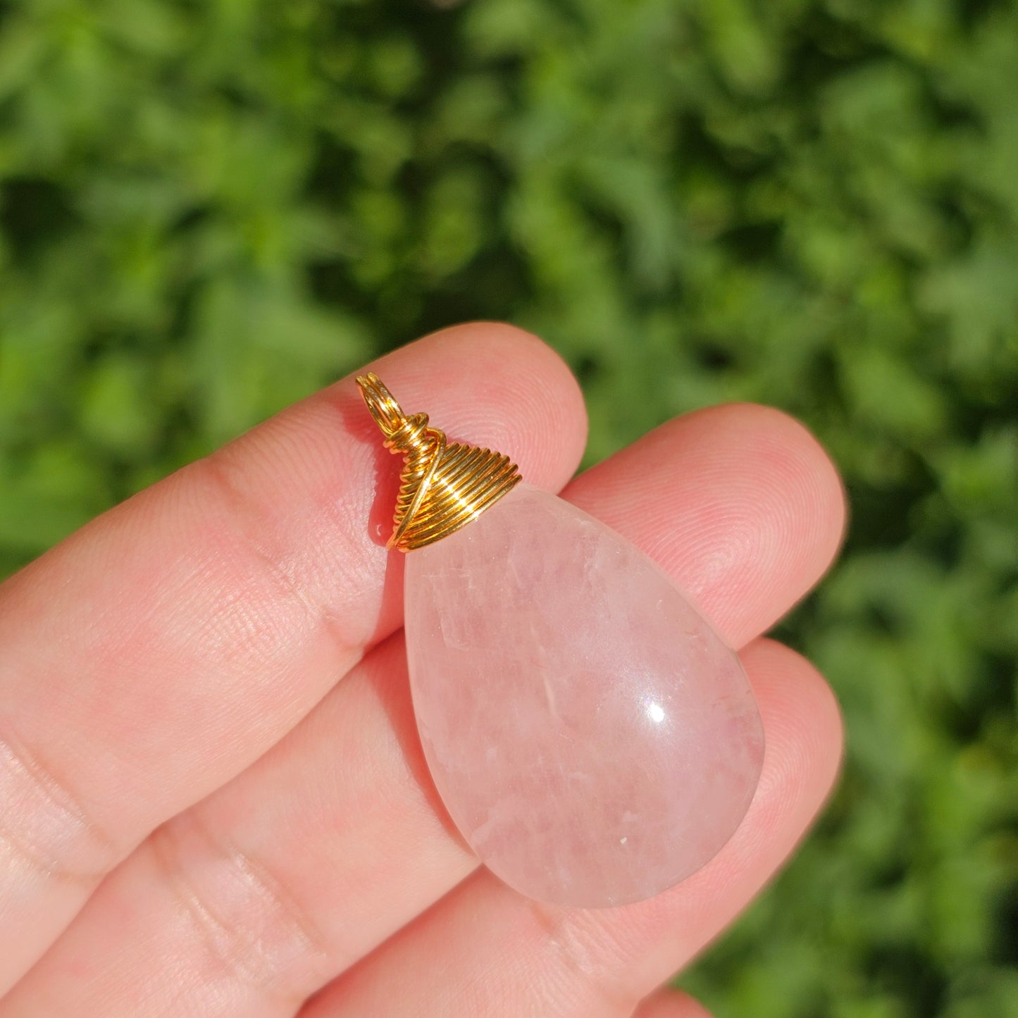 Rose Quartz Necklace (#10)