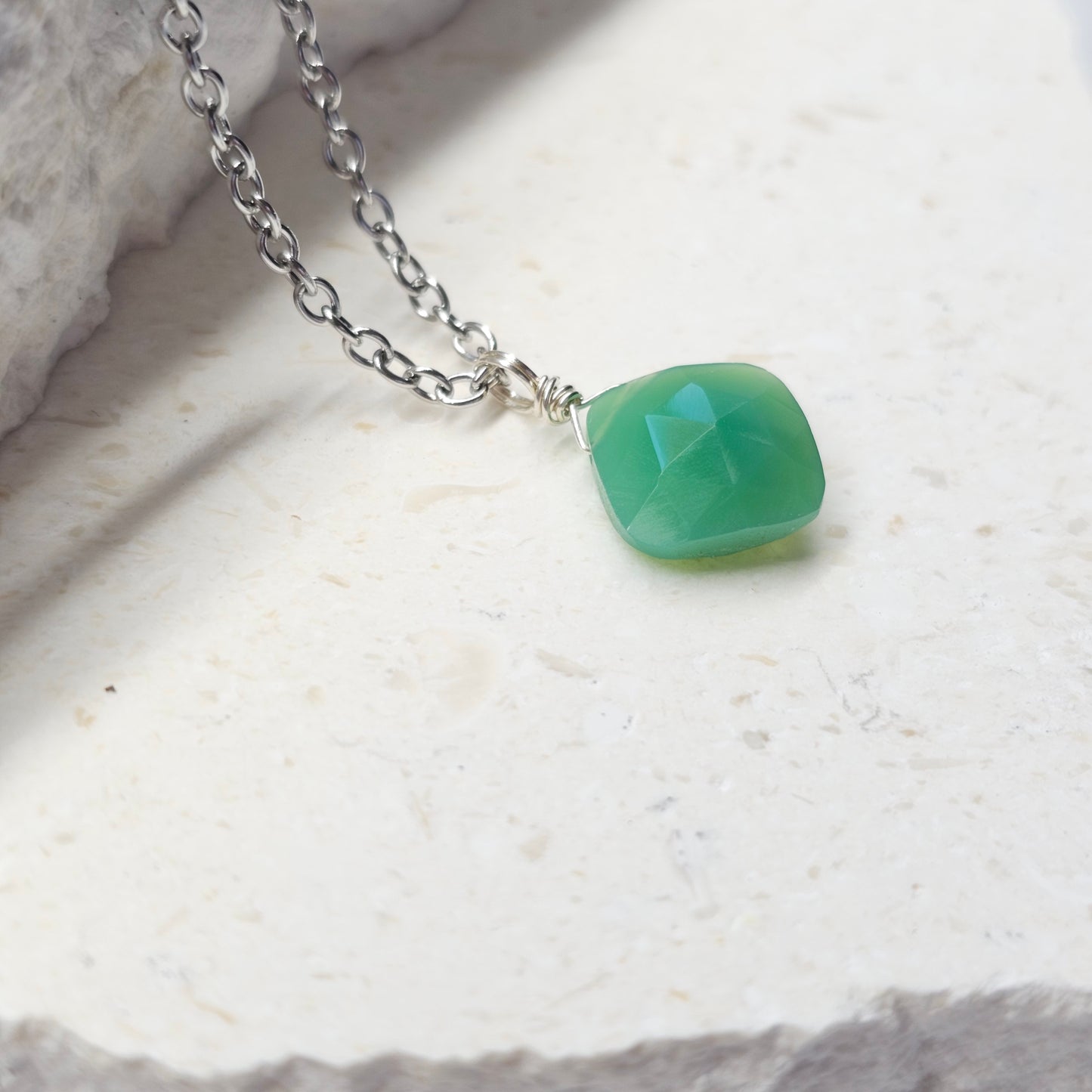 Chrysoprase Necklace (#65)