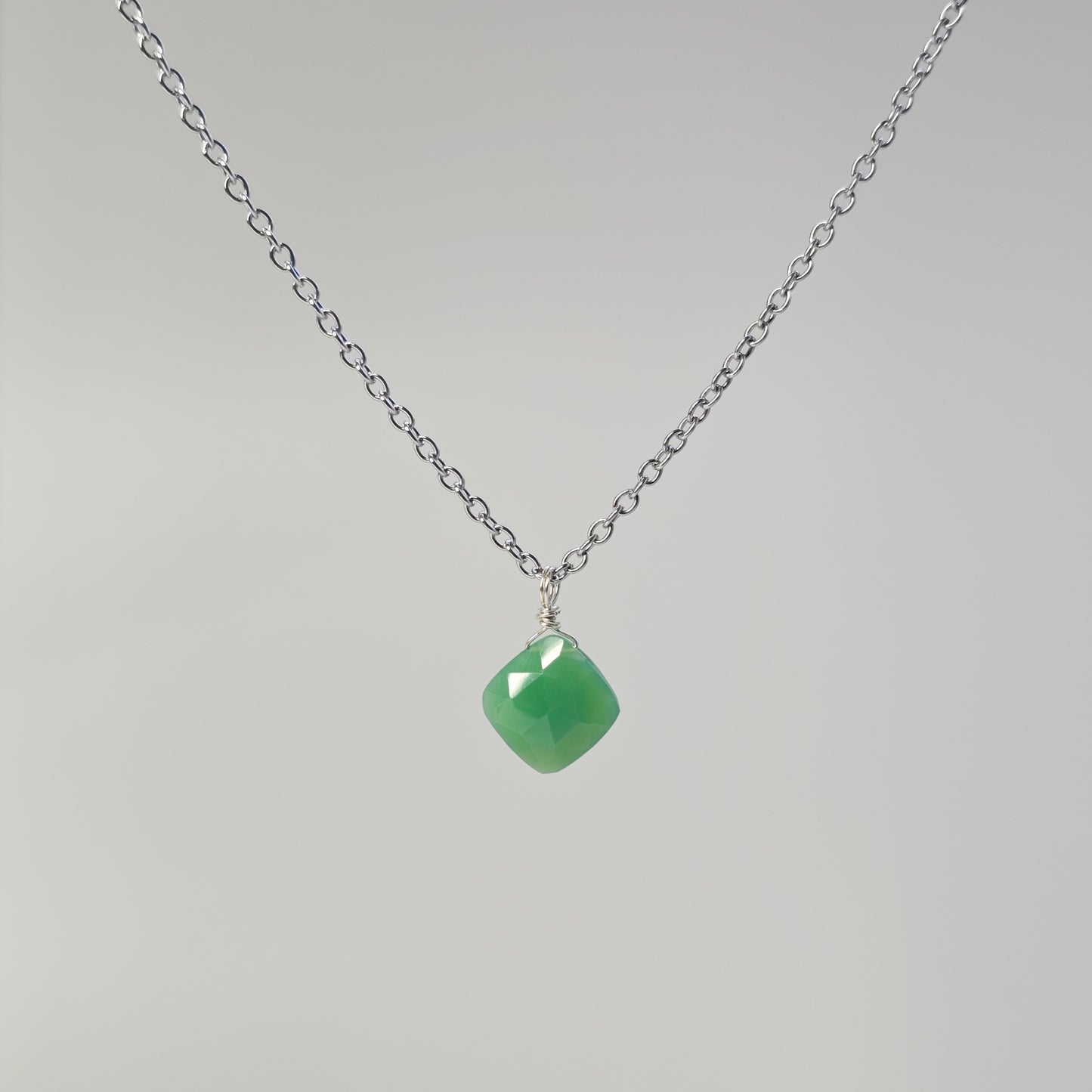 Chrysoprase Necklace (#65)