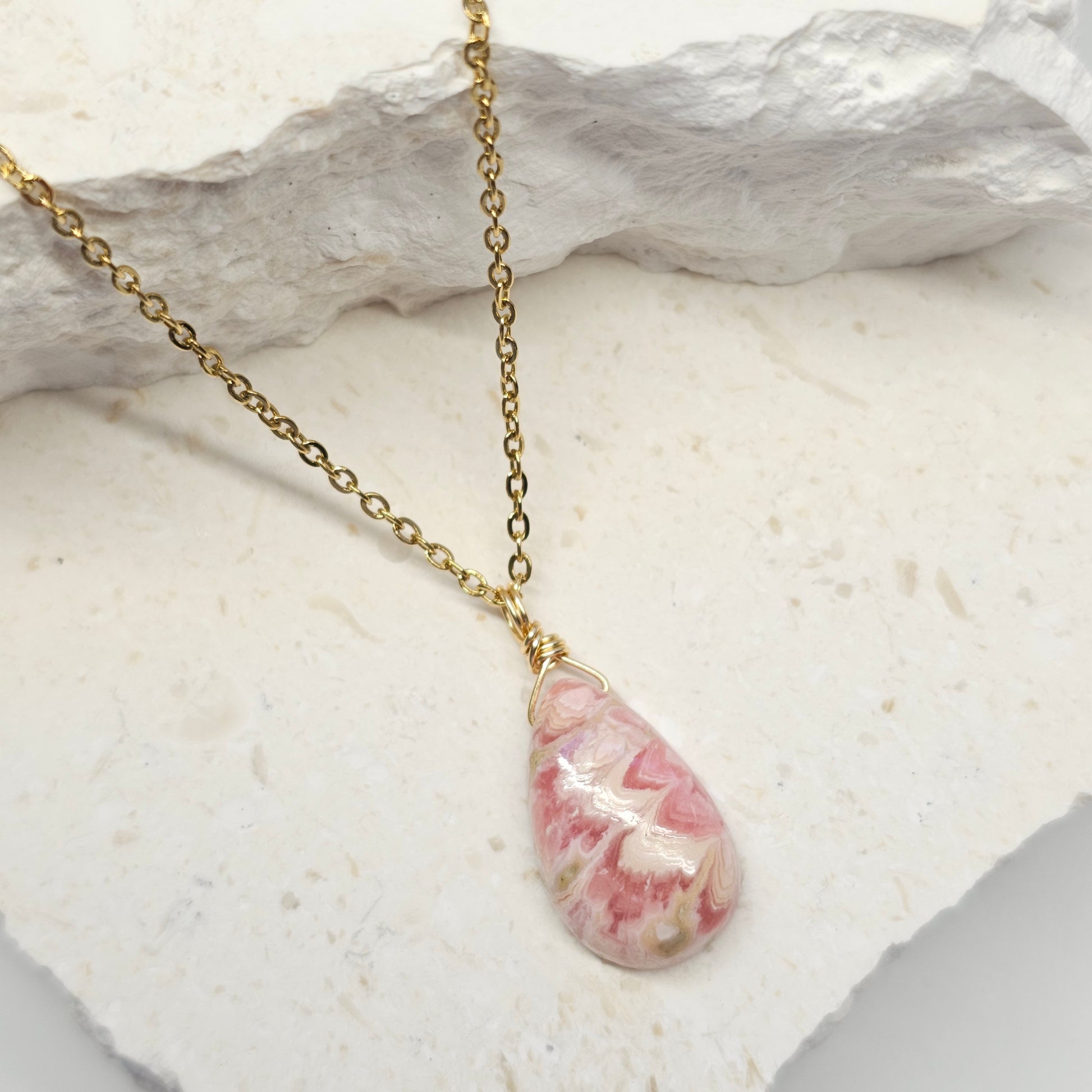 Rhodochrosite Necklace (#6)