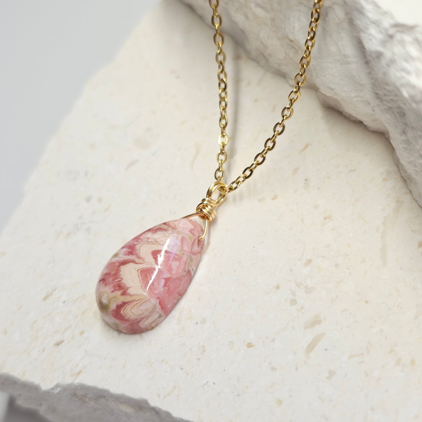 Rhodochrosite Necklace (#6)
