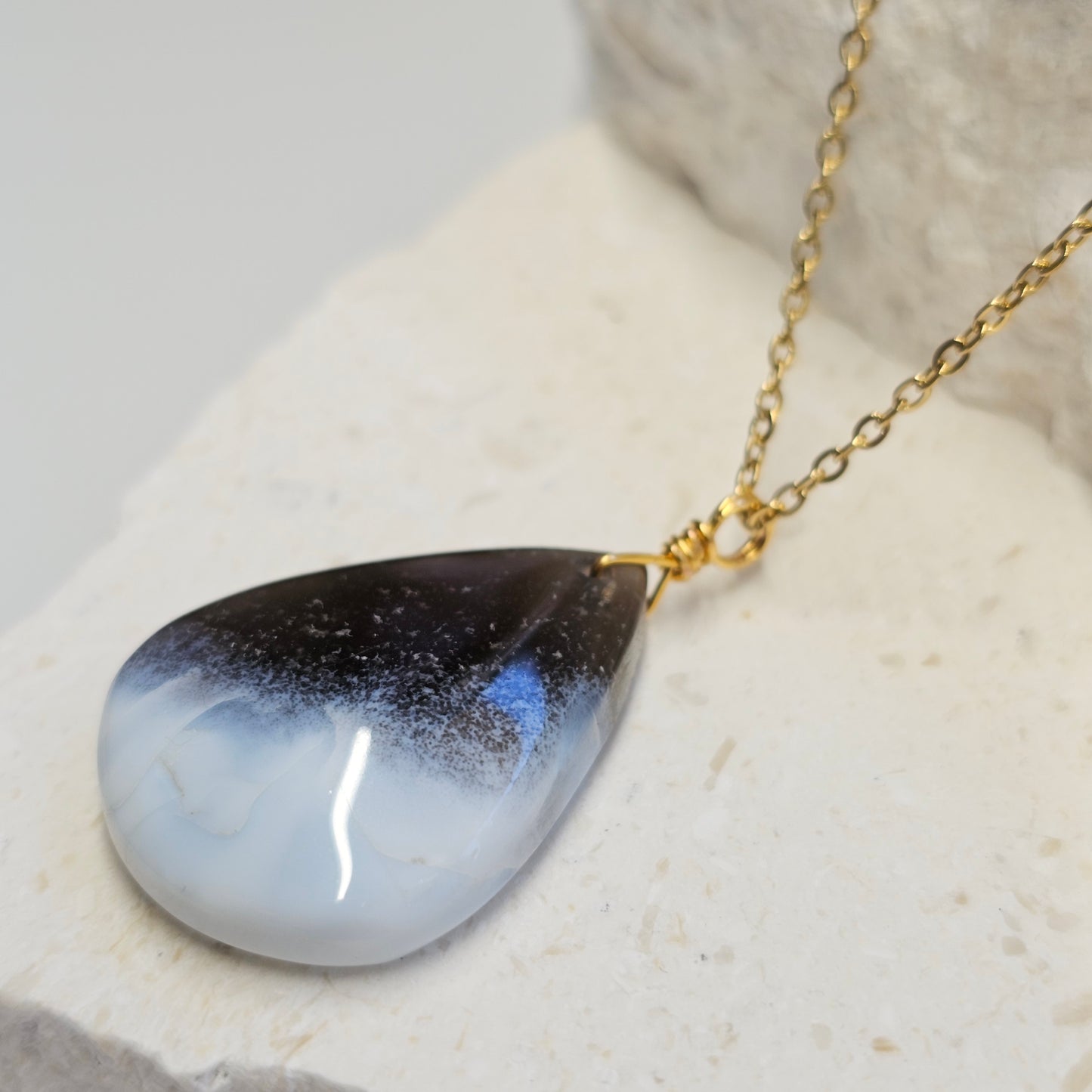 Blue Opal Necklace (#63)