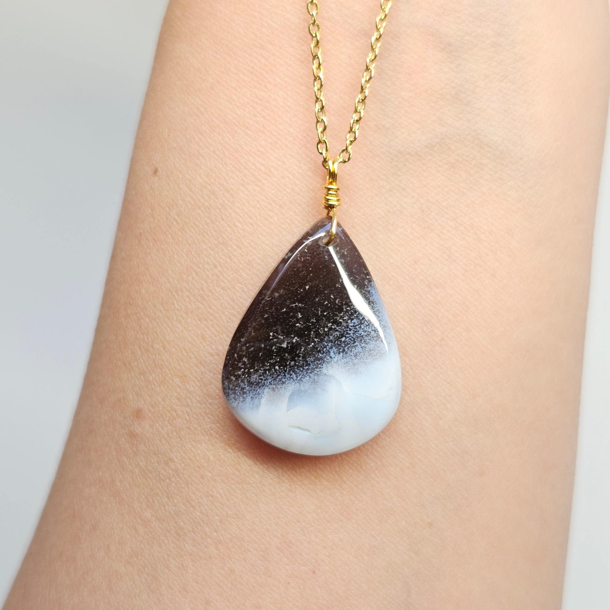 Blue Opal Necklace (#63)