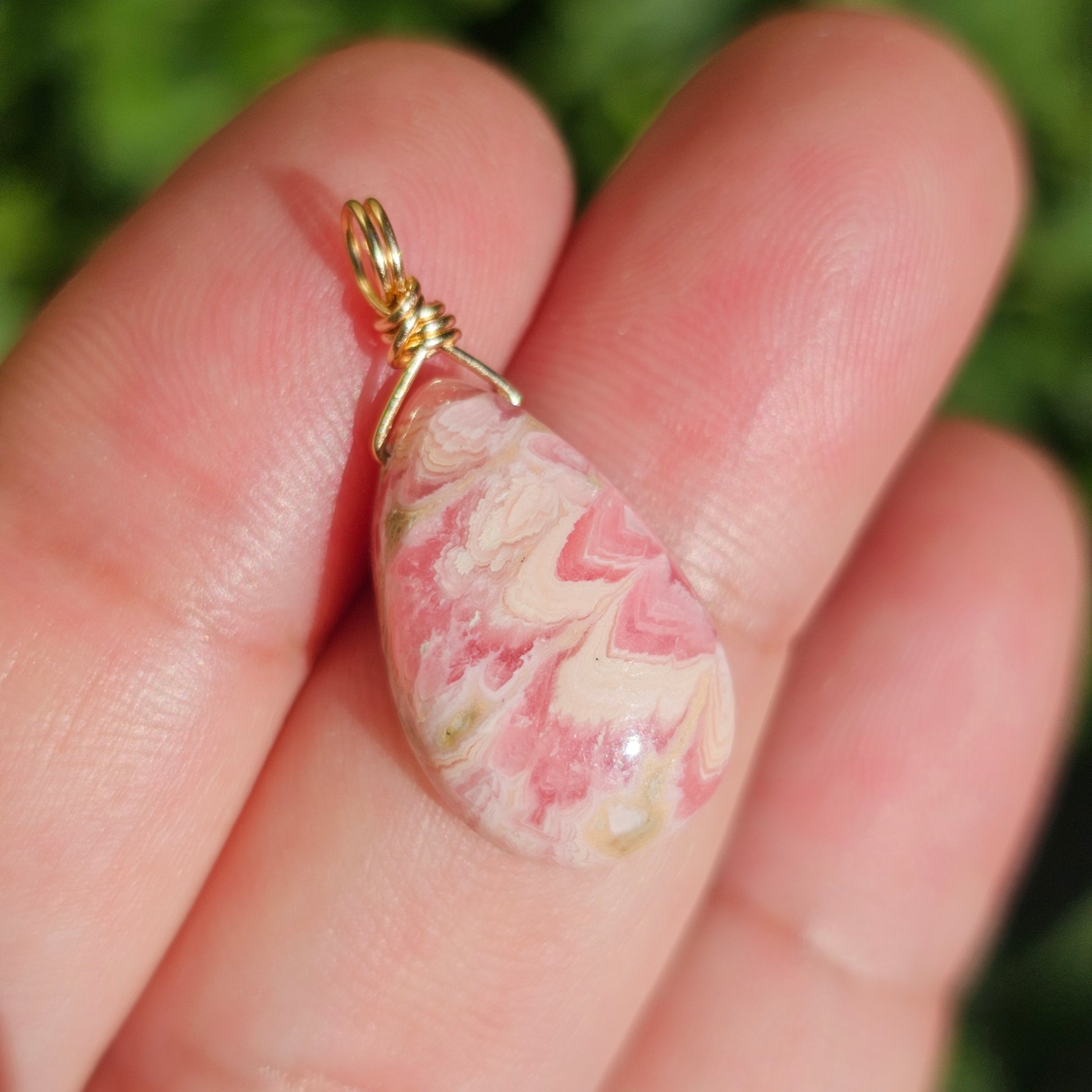 Rhodochrosite Necklace (#6)