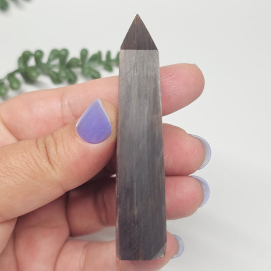 Gem High Quality Lepidolite | Gemmy Purple Mica Obelisk