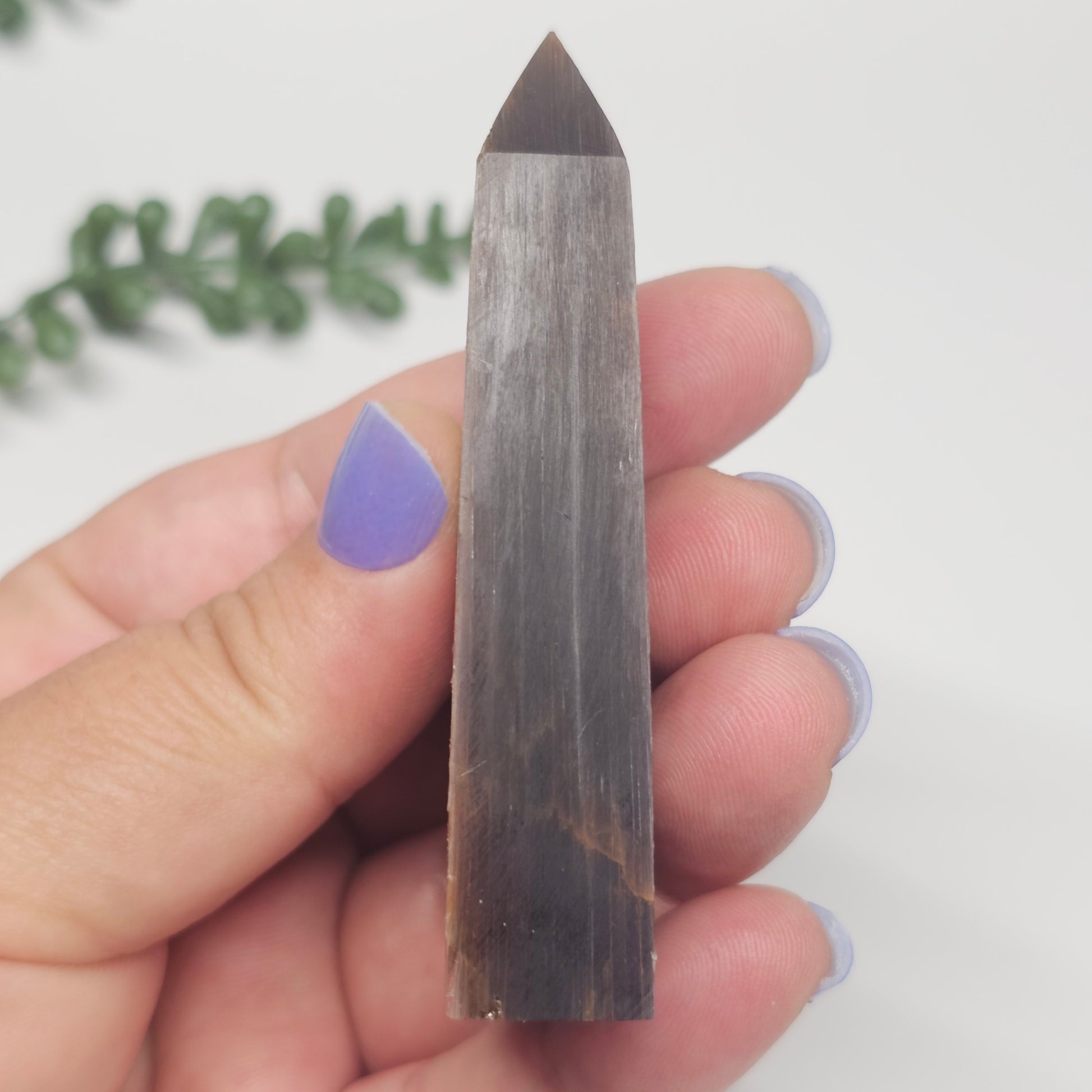 Gem High Quality Lepidolite | Gemmy Purple Mica Obelisk