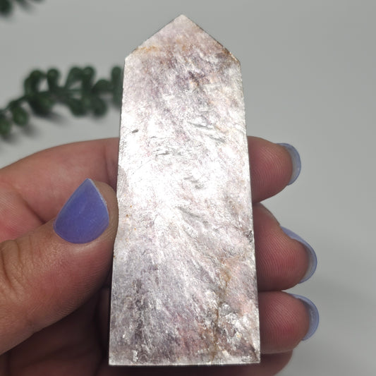 Gem High Quality Lepidolite | Gemmy Purple Mica Obelisk