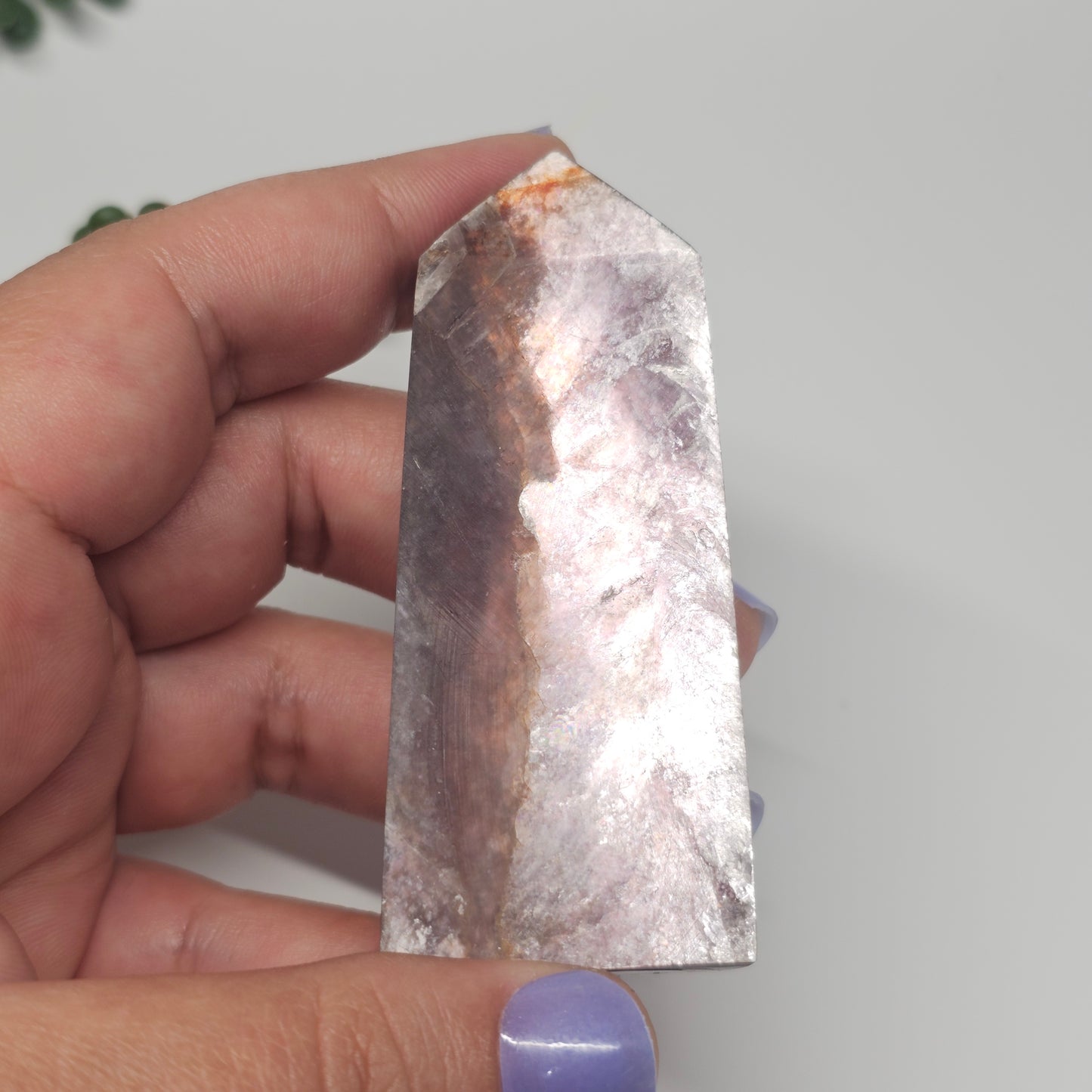 Gem High Quality Lepidolite | Gemmy Purple Mica Obelisk