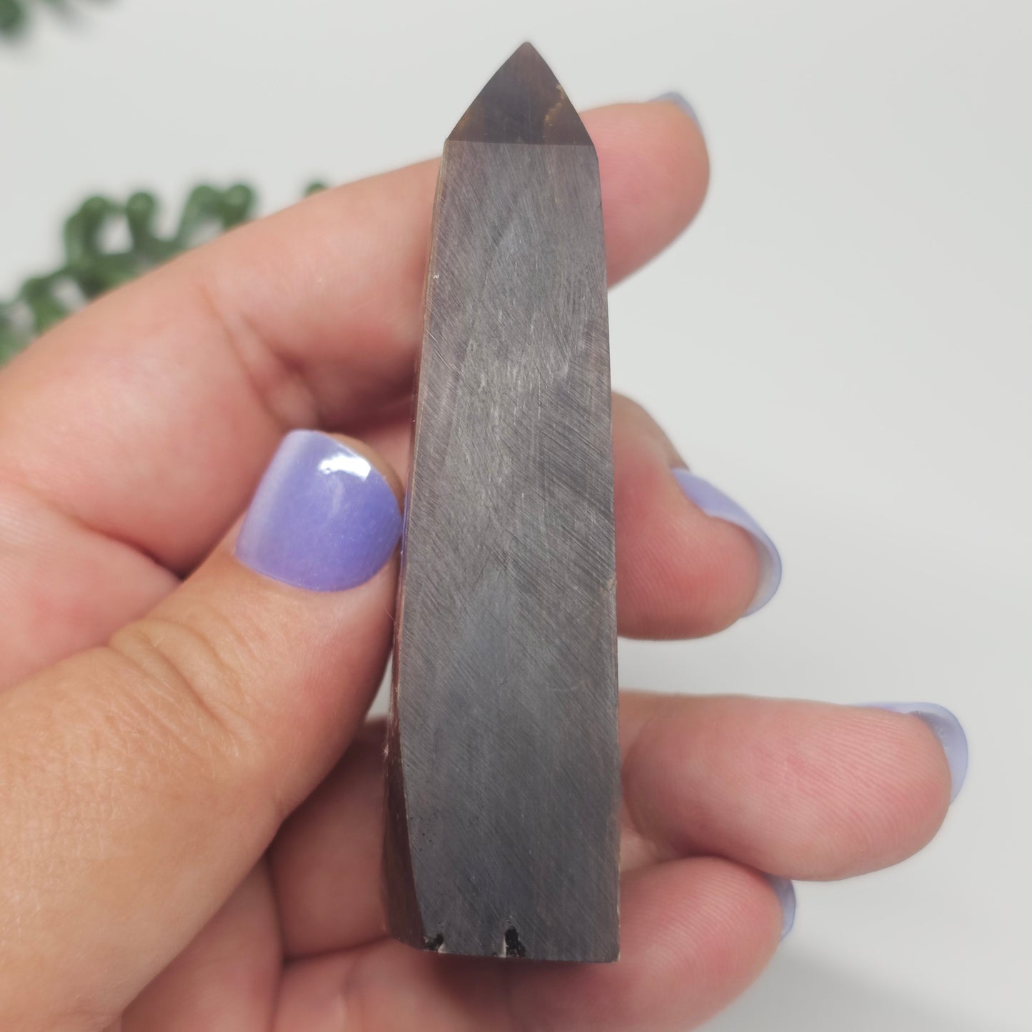 Gem High Quality Lepidolite | Gemmy Purple Mica Obelisk