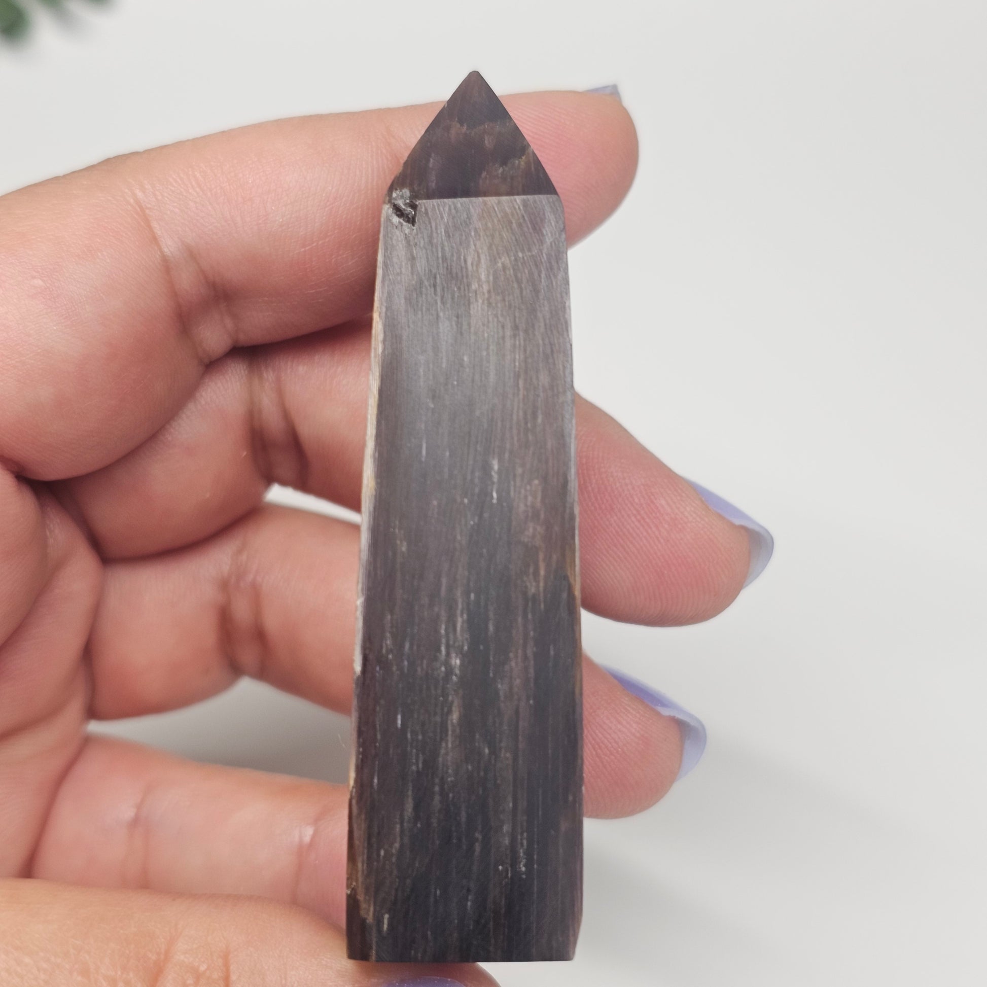 Gem High Quality Lepidolite | Gemmy Purple Mica Obelisk