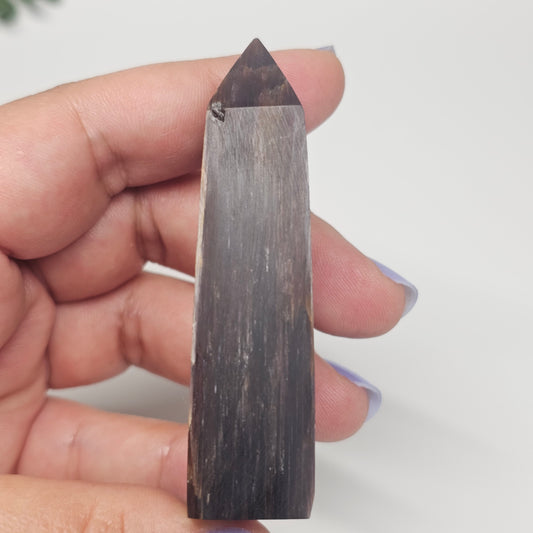 Gem High Quality Lepidolite | Gemmy Purple Mica Obelisk