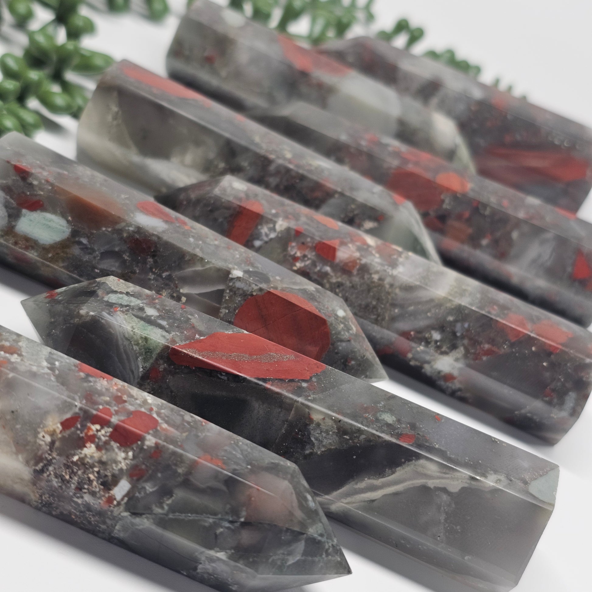 Bloodstone Jasper Towers