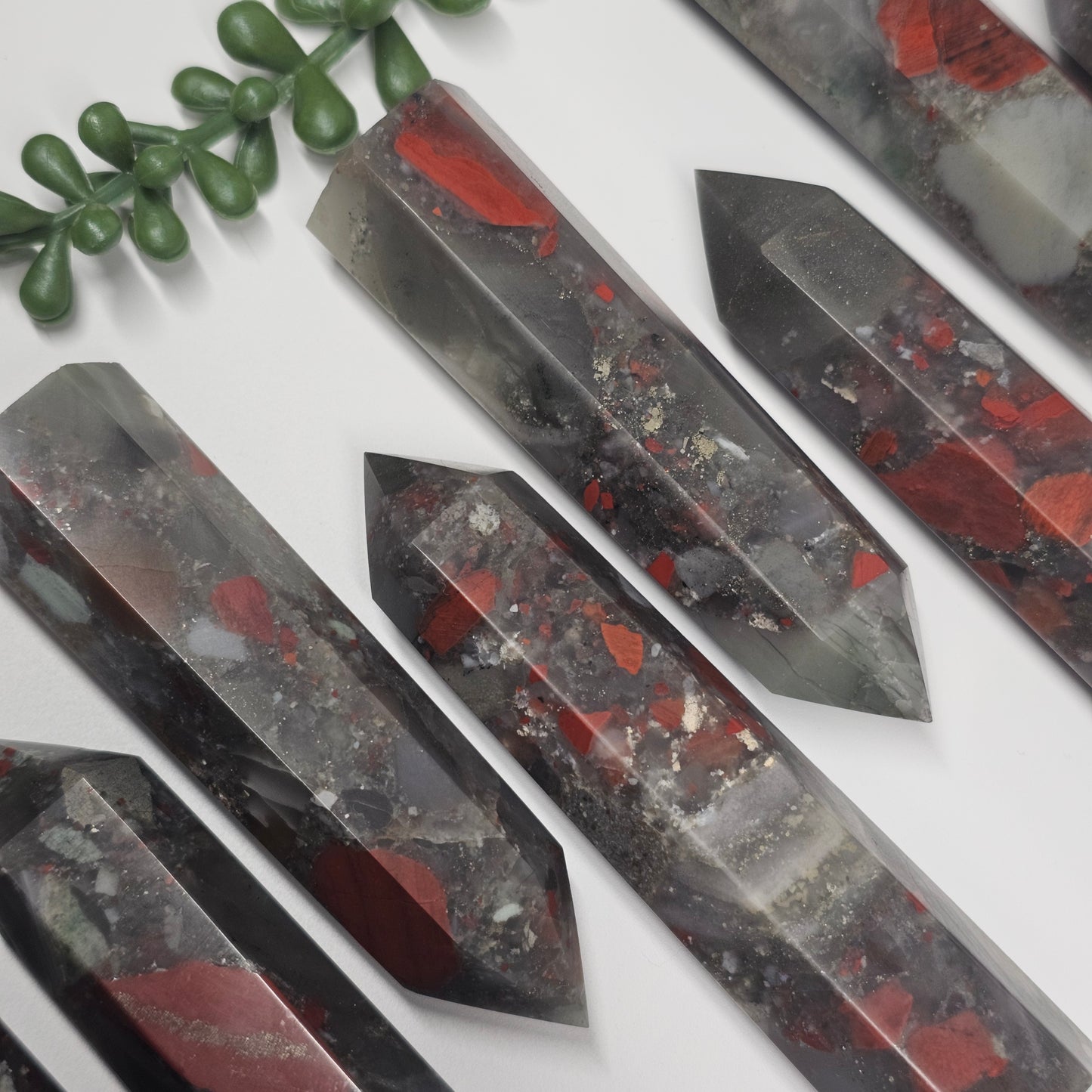 Bloodstone Jasper Towers