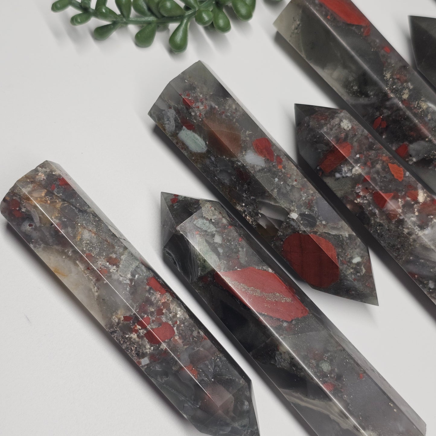 Bloodstone Jasper Towers