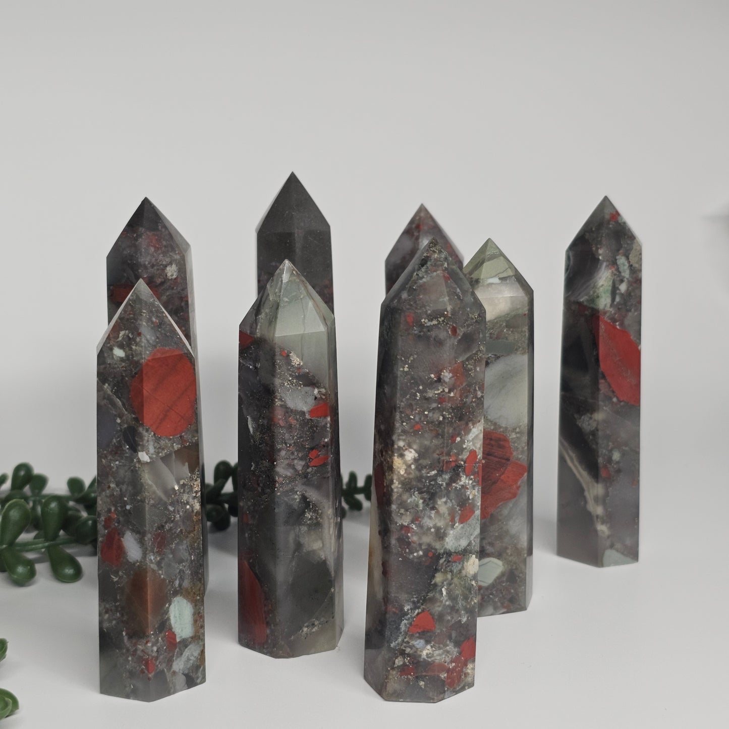 Bloodstone Jasper Towers