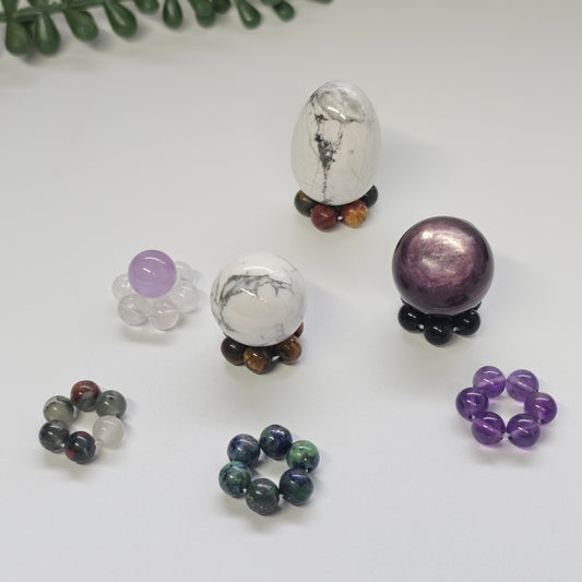6mm beaded sphere stands