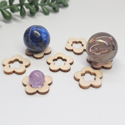 Small Flower Sphere Stand