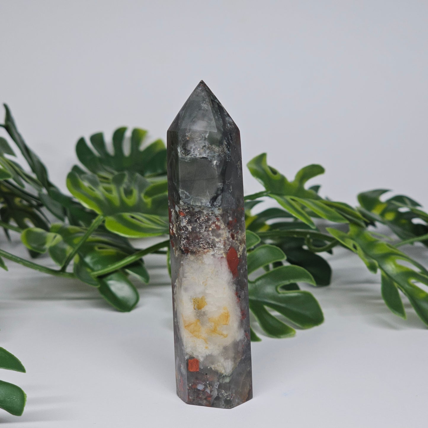 African Bloodstone Jasper Tower | A