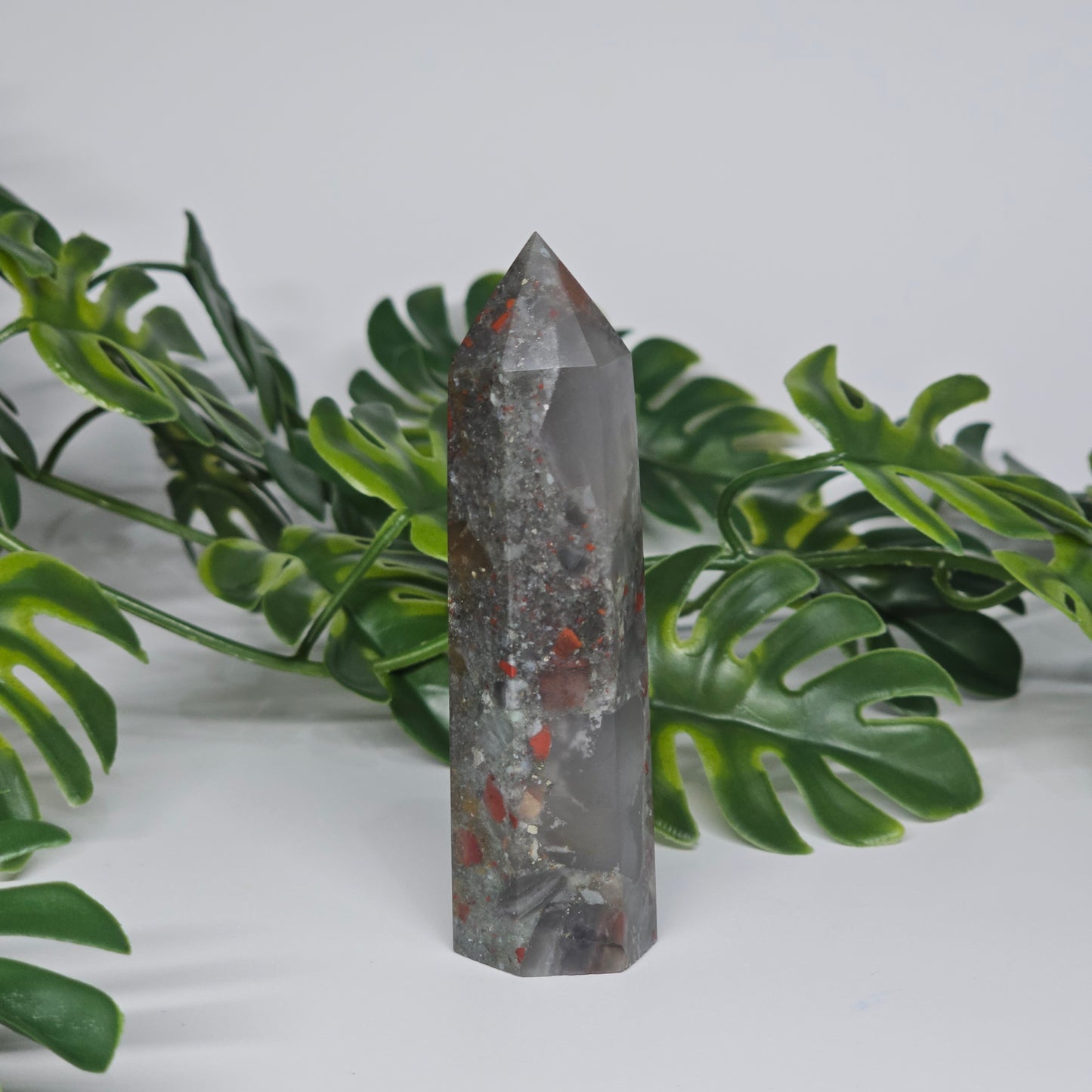 African Bloodstone Jasper Tower | B
