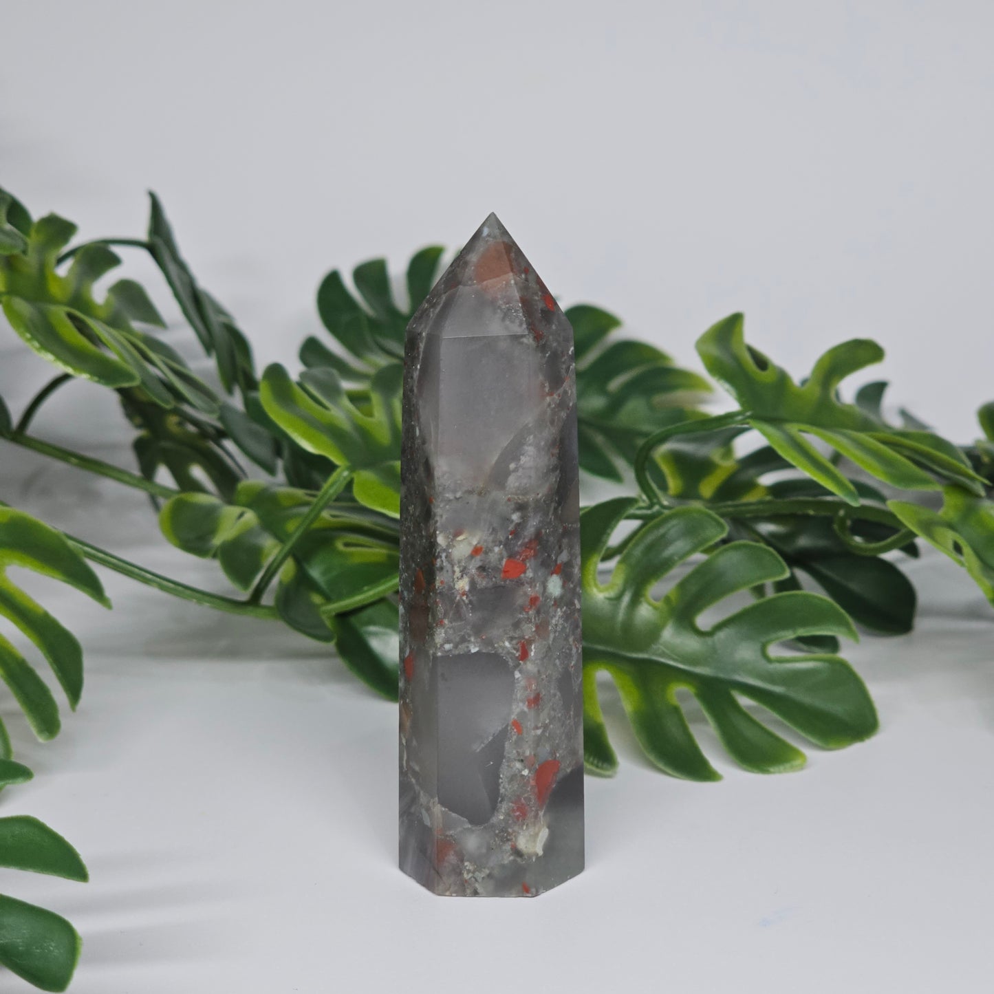 African Bloodstone Jasper Tower | B